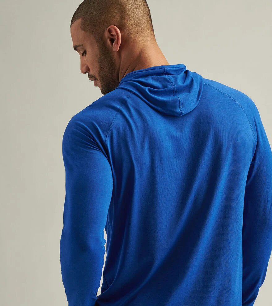 Peter Millar Men's Aurora Performance T-Shirt Hoodie - Moisture-Wicking, Breathable & Comfortable for Running, Gym & Outdoor Activities
