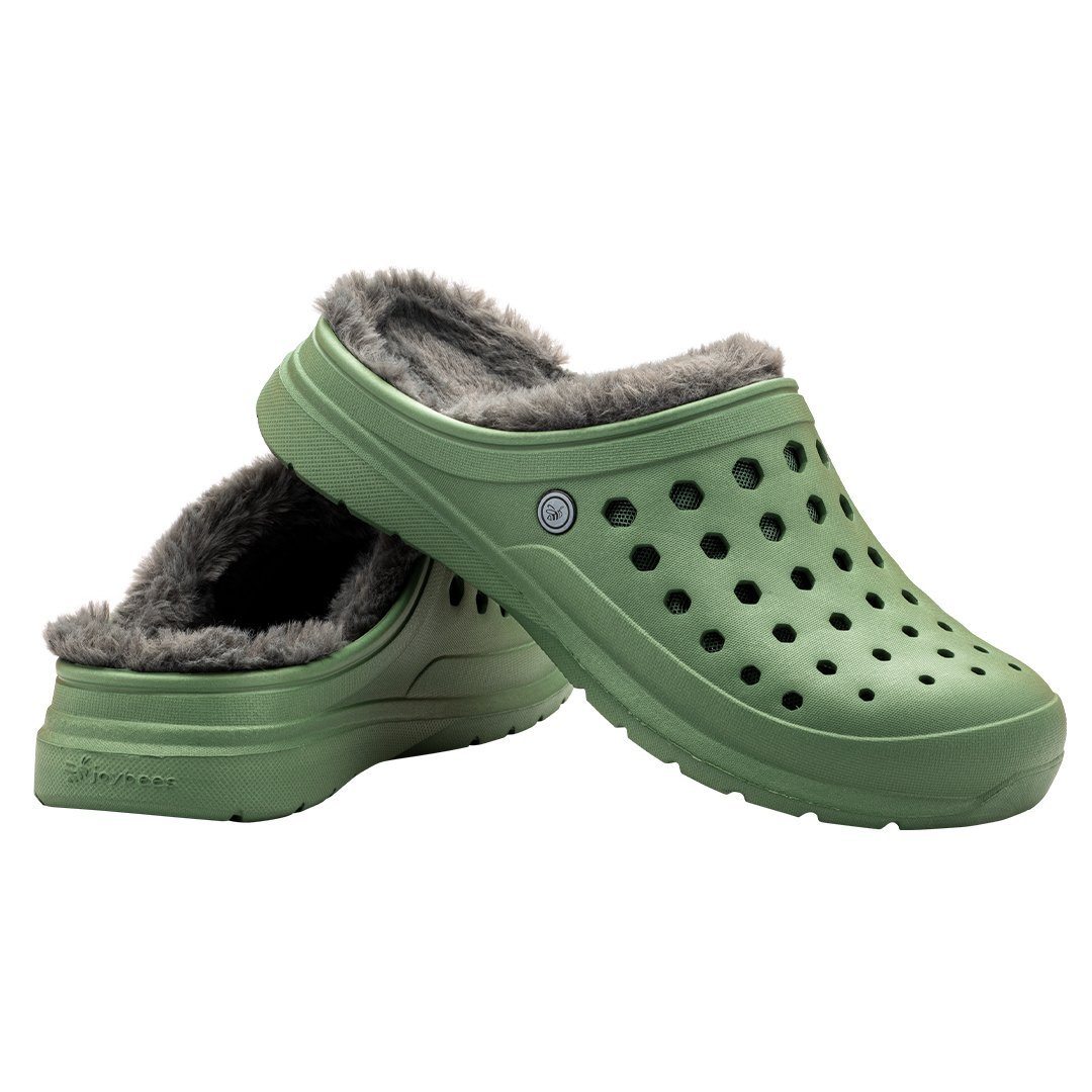 JOYBEES Women's Cozy Lined Clogs - Comfortable House Slippers for Indoor & Outdoor Use - Final Sale