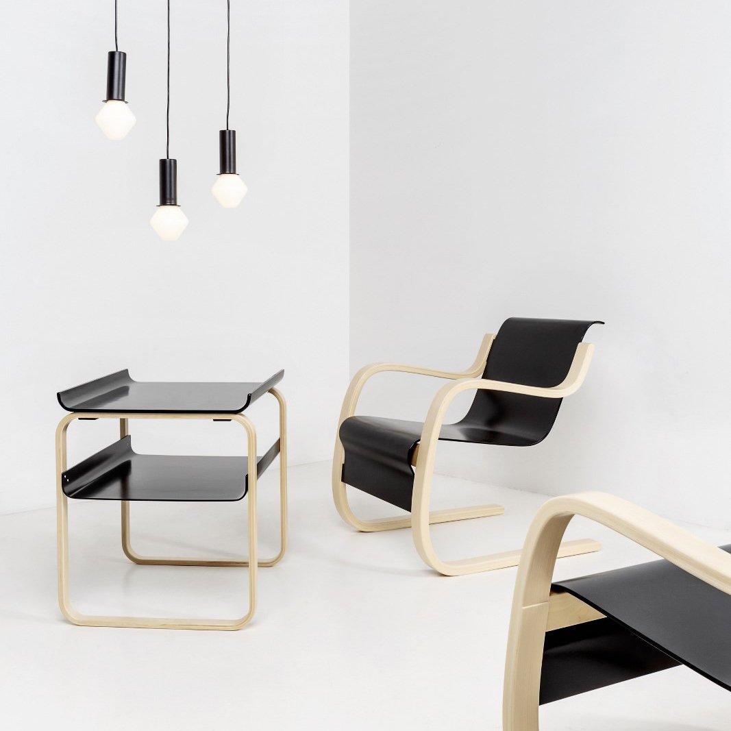 Artek 42 Armchair - Modern Scandinavian Design Wooden Chair for Living Room, Office & Dining | Mid-Century Inspired Furniture for Home Decor