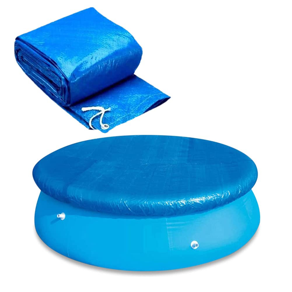 Yunlife 6ft 8ft 10ft 12ft Round Inflatable Pool Cover - Dustproof Rainproof Protector for Easy Set Pools | Perfect for Backyard, Patio, and Outdoor Swimming Pool Protection