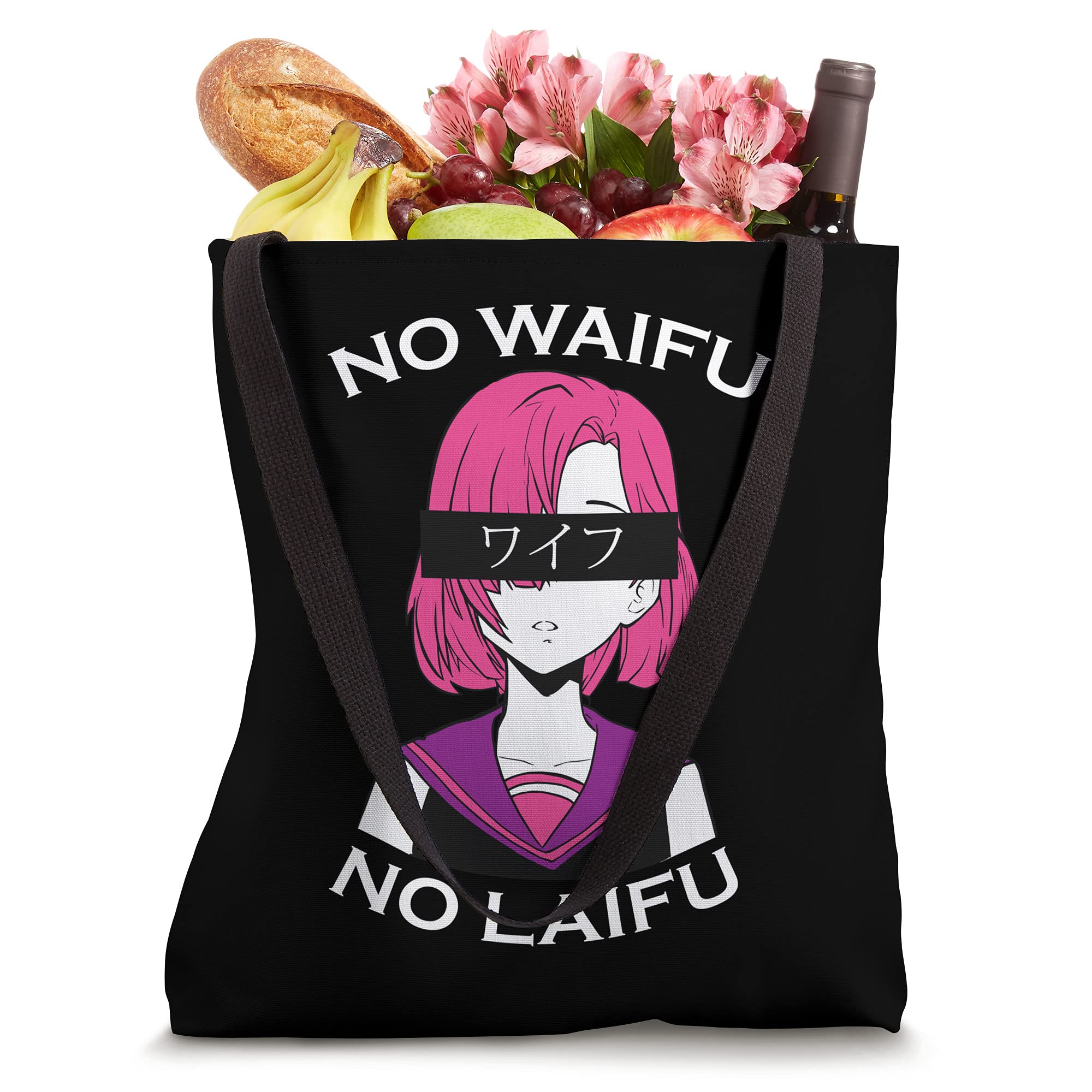 KAWAII Anime Japanese Cute Girl Tote Bag - Stylish & Durable Canvas Shoulder Bag for School, Work & Shopping