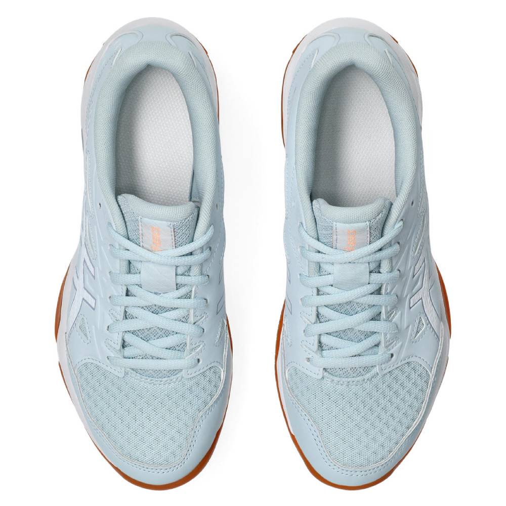 ASICS Gel Rocket 11 Women's Volleyball Shoes - Lightweight Indoor Court Sneakers for Badminton, Squash & Gym Training (Cool Grey/White) - Perfect for Sports & Fitness Activities