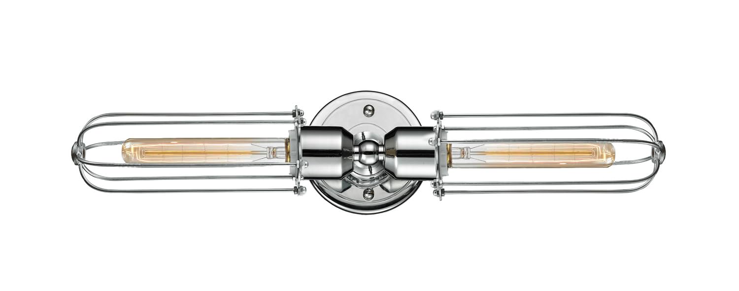 Innovations 900-2W-PC-CE225-PC-LED Modern Chrome LED Bathroom Vanity Light Fixture - Austere Collection - Perfect for Bathroom, Powder Room & Spa Lighting Upgrade