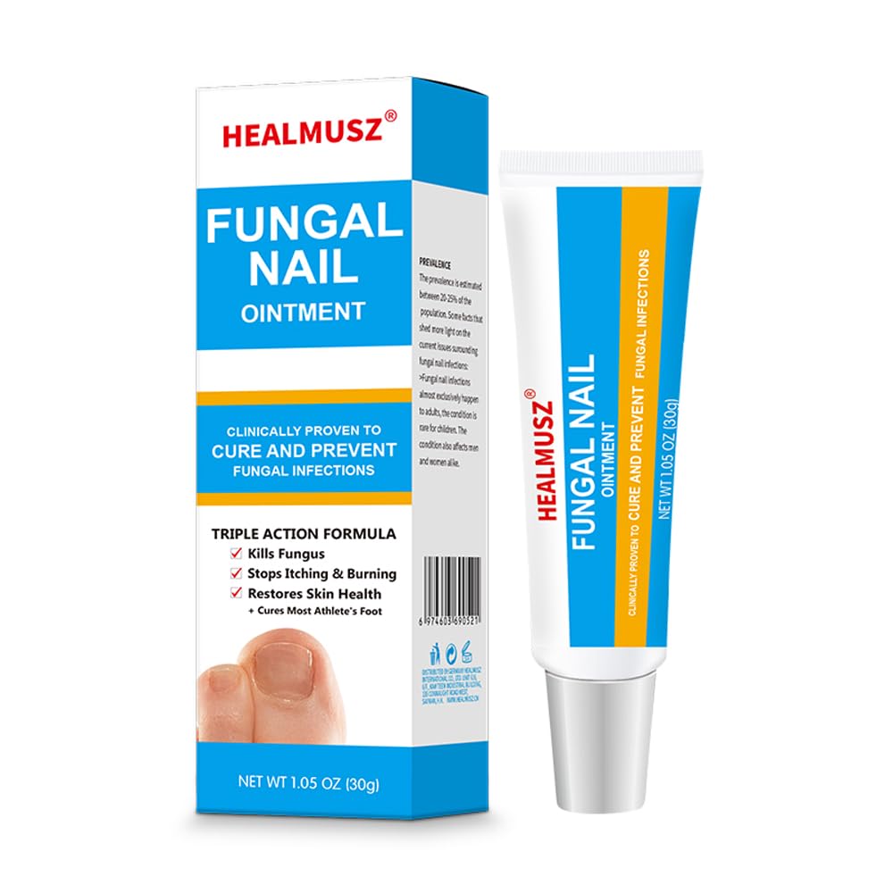 Healmusz Onychomycosis Nail Renewal Liquid - Extra Strength Toenail Fungus Treatment for Damaged & Discolored Nails | Fingernail & Toenail Repair Solution | Ideal for Athletes, Swimmers & Daily Foot Care