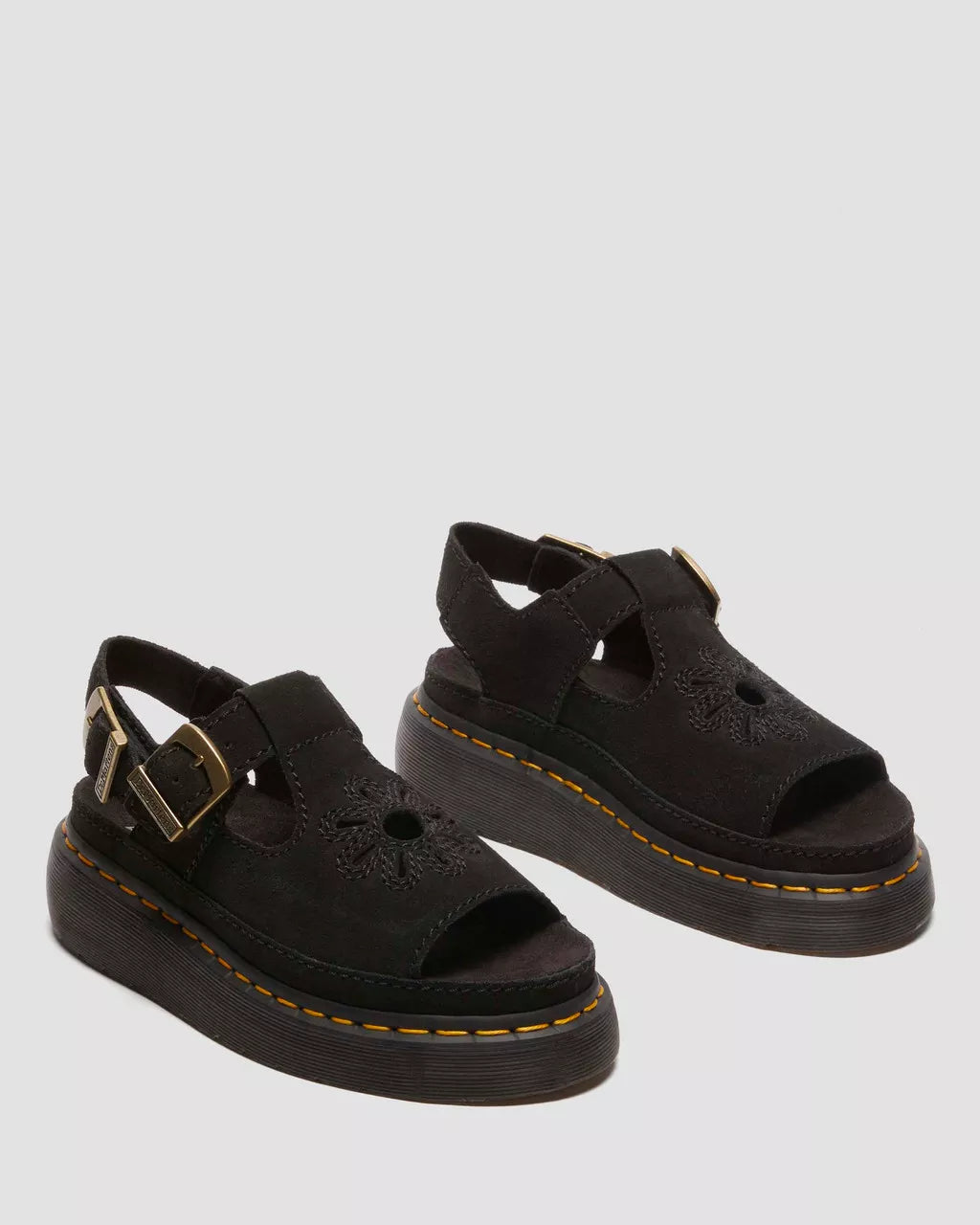 Dunnet Flower Butter Soft Black Leather Sandals for Women - Comfortable & Stylish Summer Casual Shoes for Beach, Travel, and Everyday Wear