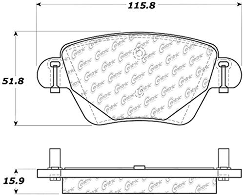 High-Performance Ceramic Brake Pads with Shims - 103.09110 - Perfect for Smooth & Quiet Stops on Cars, Trucks & SUVs