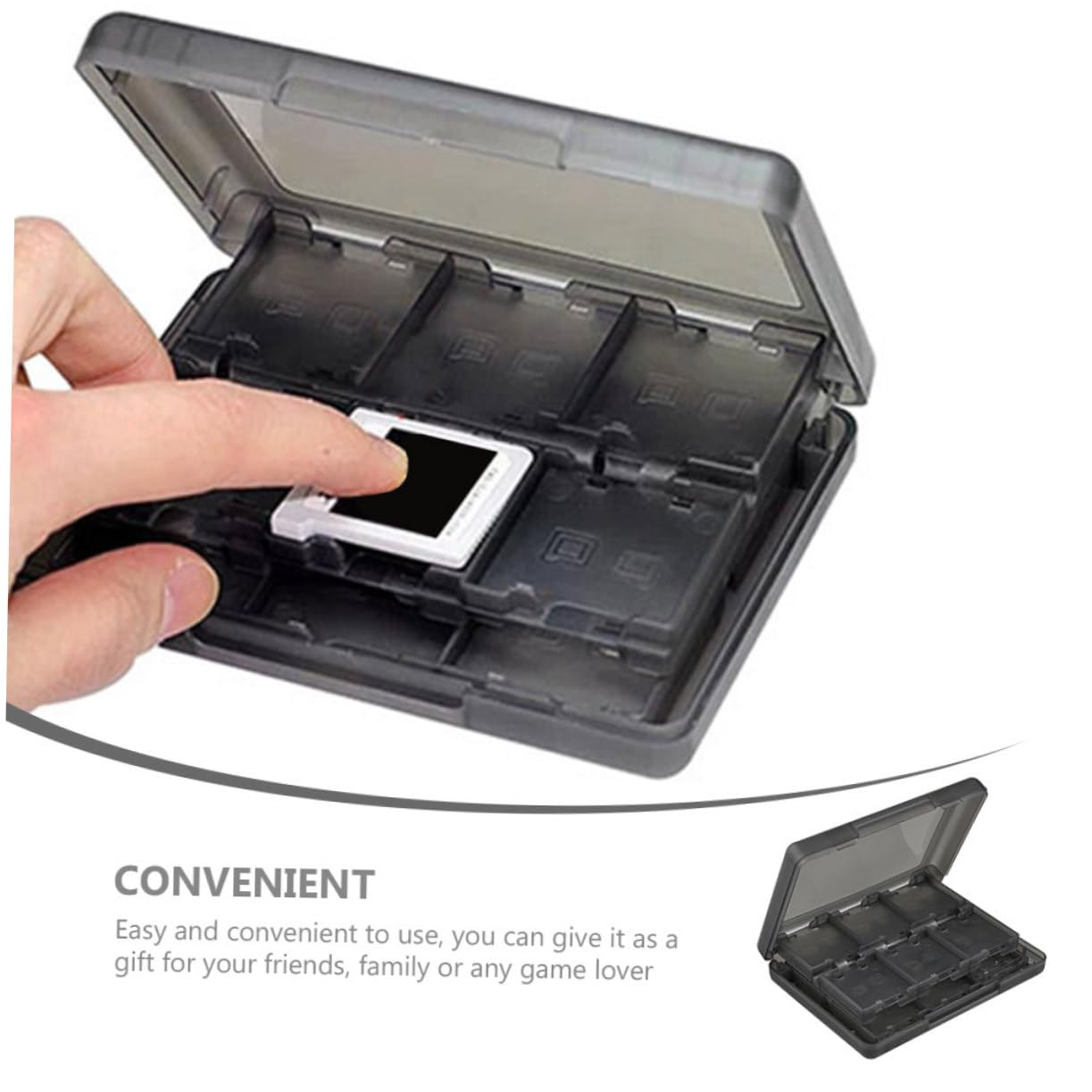 Totority Switch Game Card Holder - Lightweight PP Storage Box for Organizing Game Decks | Perfect for Travel & Home Use