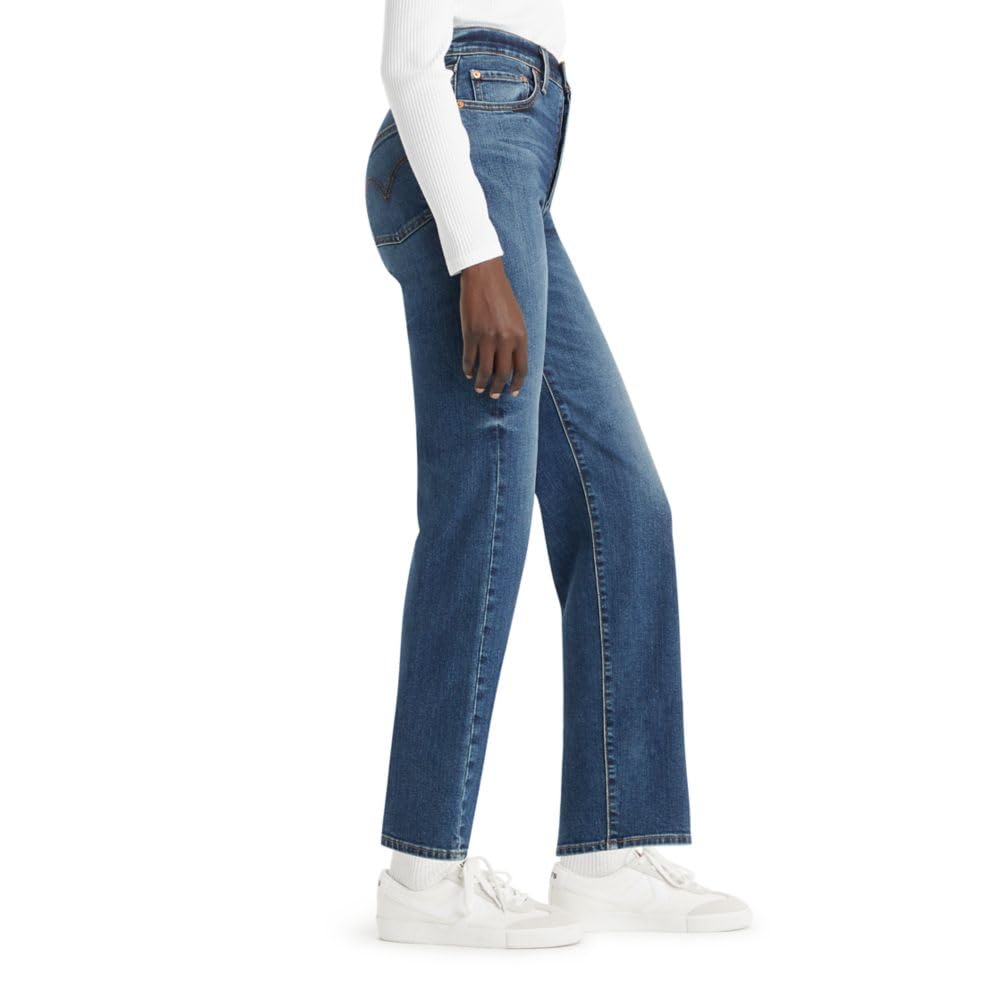 Levi's Women's Ribcage Straight Ankle Jeans - High Waist Slim Fit Denim Pants for Casual Wear & Everyday Outfits