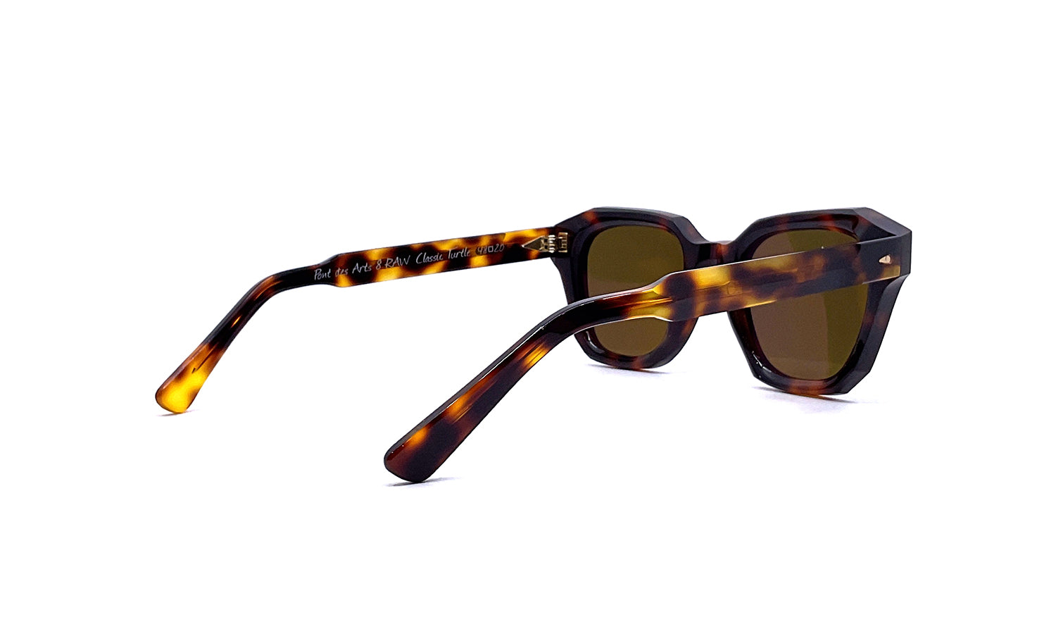 Ahlem Pont des Arts Classic Tortoise Sunglasses - Stylish UV Protection Shades for Women & Men - Perfect for Outdoor Activities, Travel, and Fashion Accessories