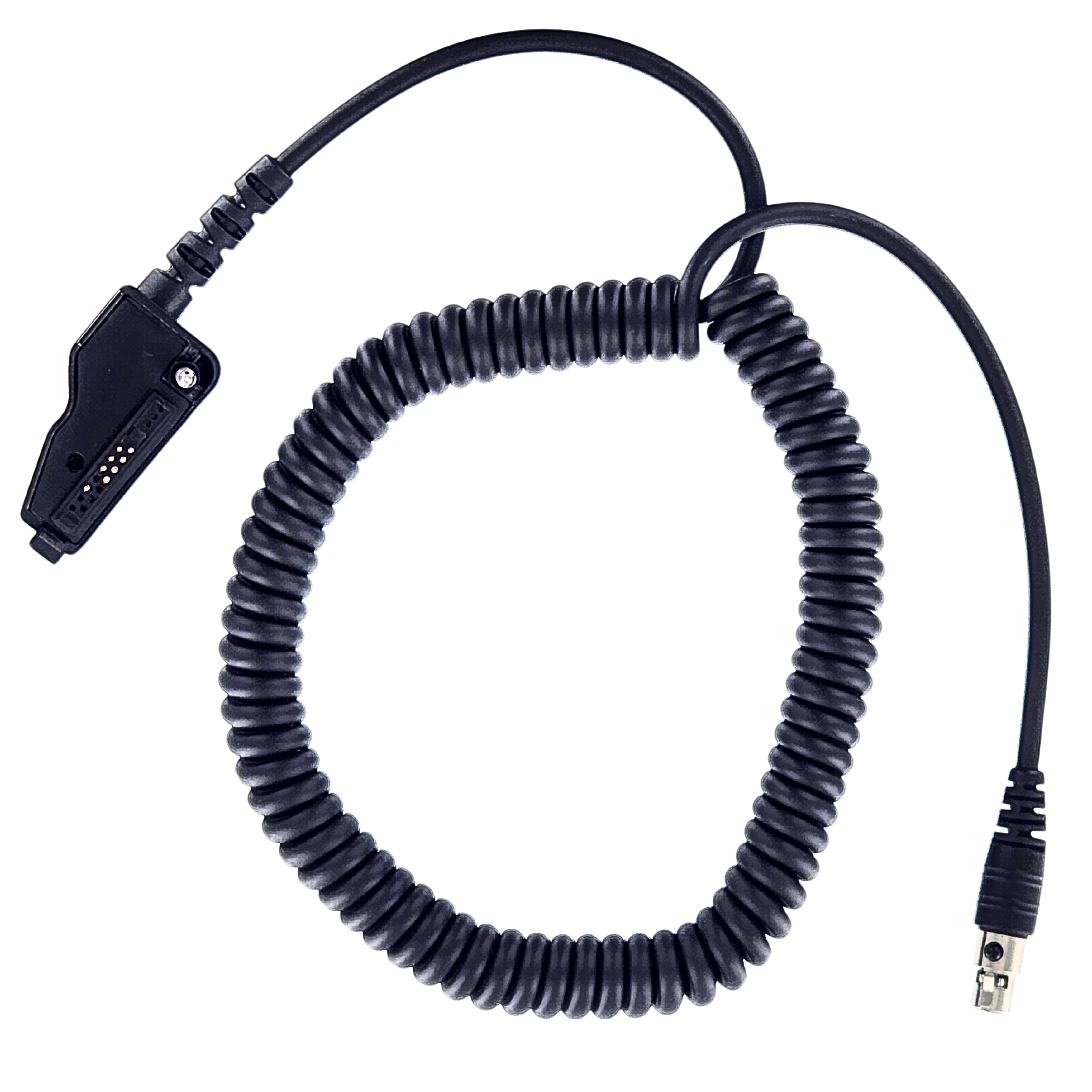 Kenwood Multi-Pin Side Connector Headset Cable - Durable Replacement for Two-Way Radios & Communication Devices - Perfect for Security, Construction & Outdoor Adventures
