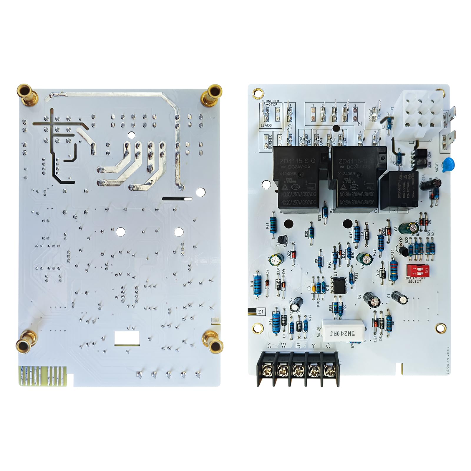 Honeywell ST9103A1002 Replacement Electronic Fan Timer for Oil Furnace - ST9103A 1002 Furnace Fan Control Circuit Board - Perfect for Home Heating System Maintenance & Repair