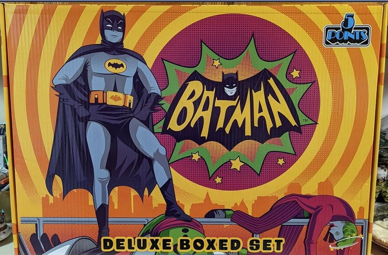 Batman 66 TV Series 5-Point Deluxe Box Set - Complete Collector's Edition for DC Comics Fans & Home Entertainment