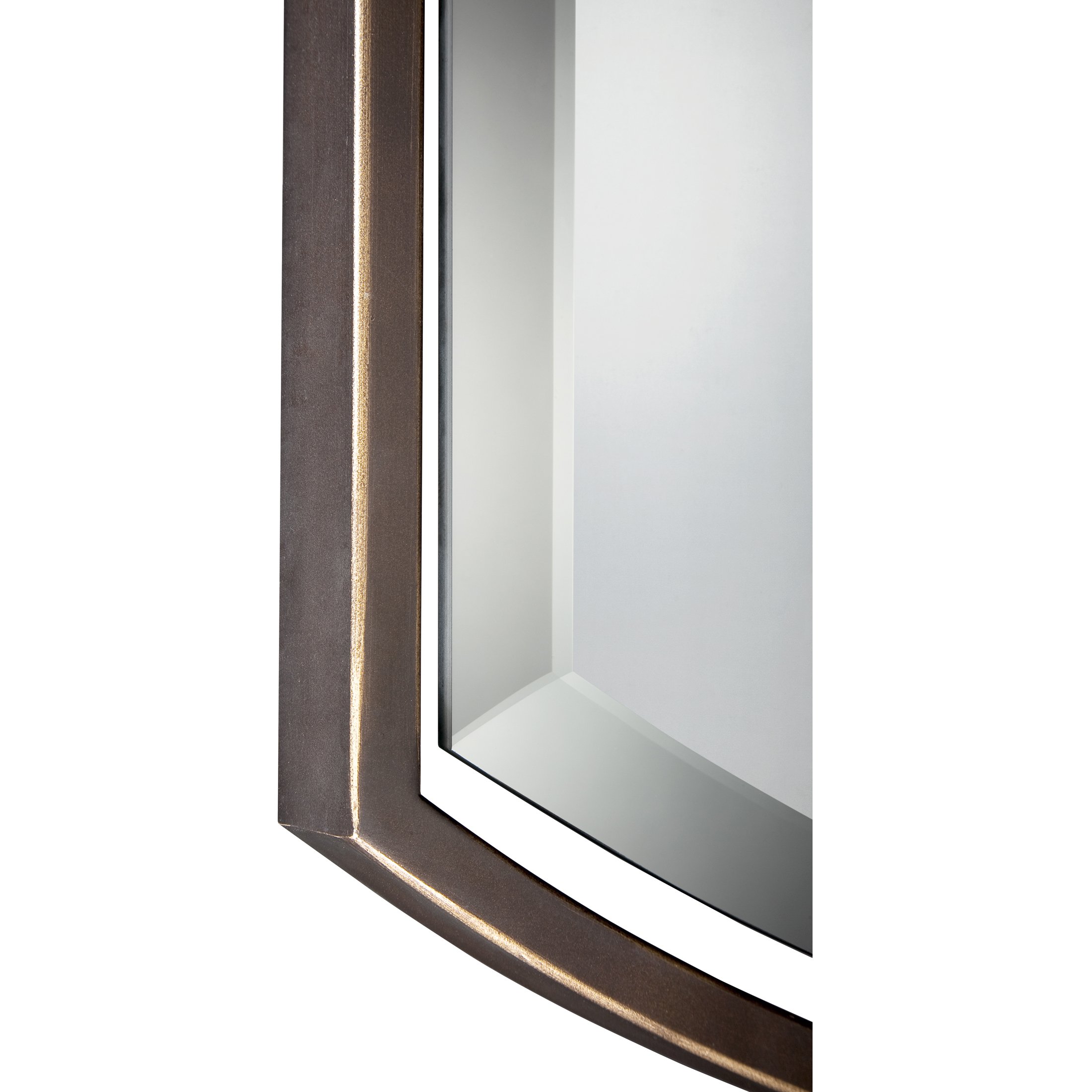 Quoizel QR1419PN Small Bronze Mirror Vanity Light - Perfect for Bathroom Makeup Vanity, Dressing Room, and Bedroom Decor
