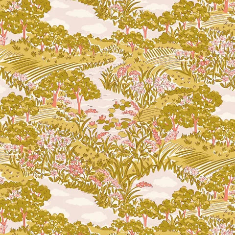 Liberty Lasenby Cotton Fabric - Botanists Walk Floral Print L01667407C for Quilting, Dressmaking & Home Decor | Perfect for Botanical-Themed DIY Projects
