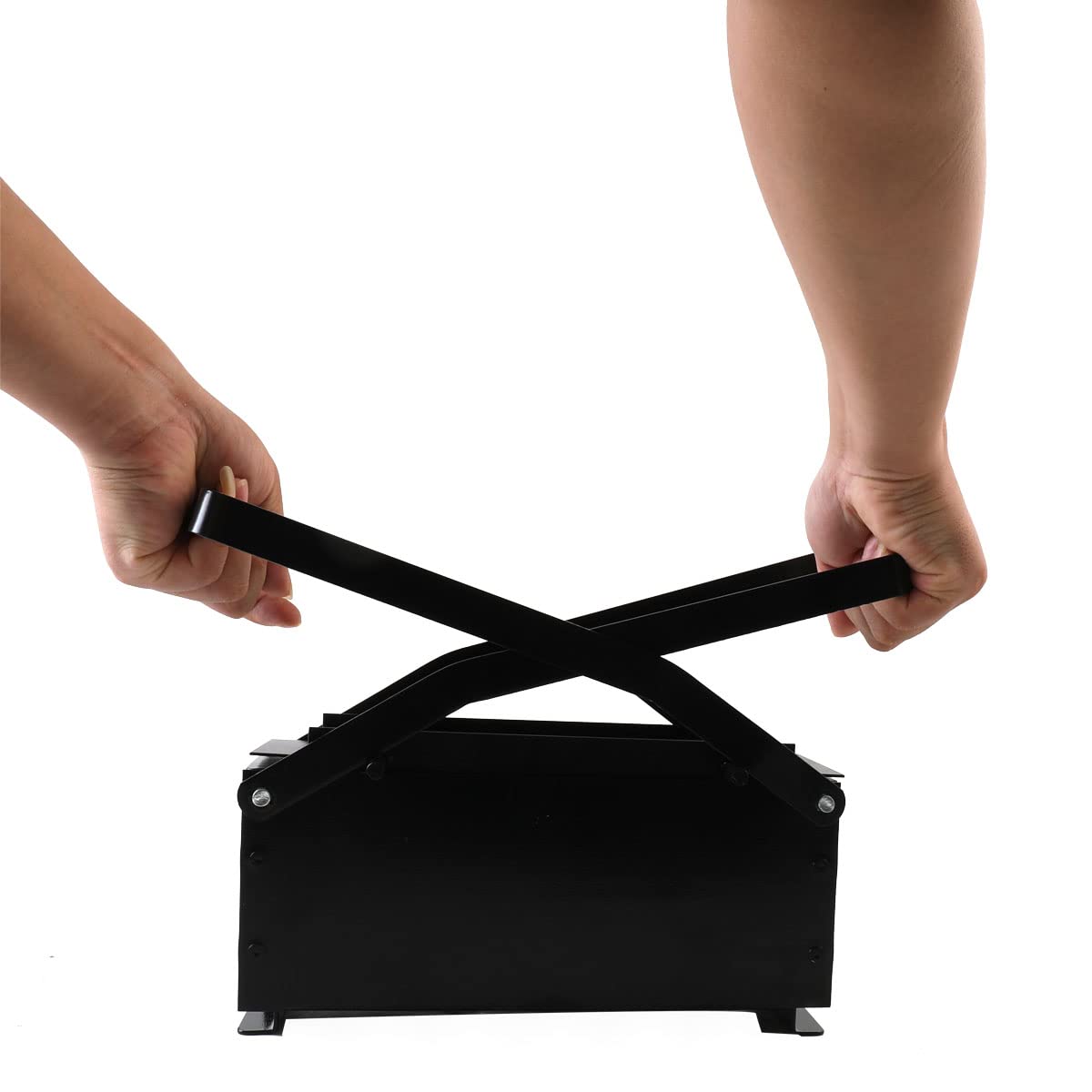 **Iron Newspaper Briquette Maker - DIY Press Paper Log Maker for Fire Stove, 10×5×3.2 Inches | Eco-Friendly Heating Tool for Home, Camping & Emergency Use**