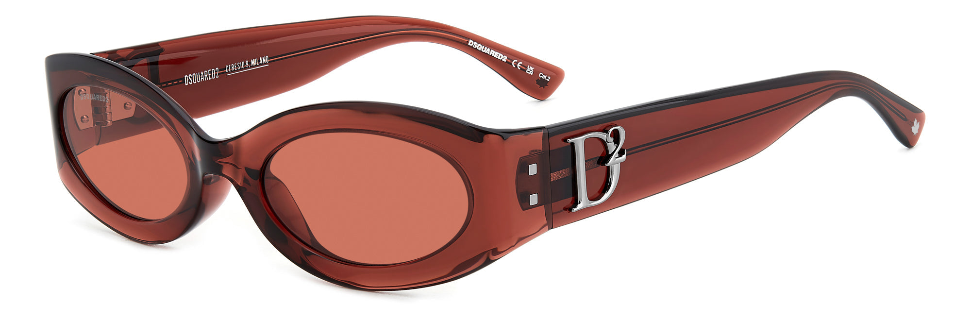 DSQUARED2 D2 0150/G/S Sunglasses - Polarized UV Protection Aviator Style for Men & Women - Perfect for Driving, Beach & Outdoor Activities