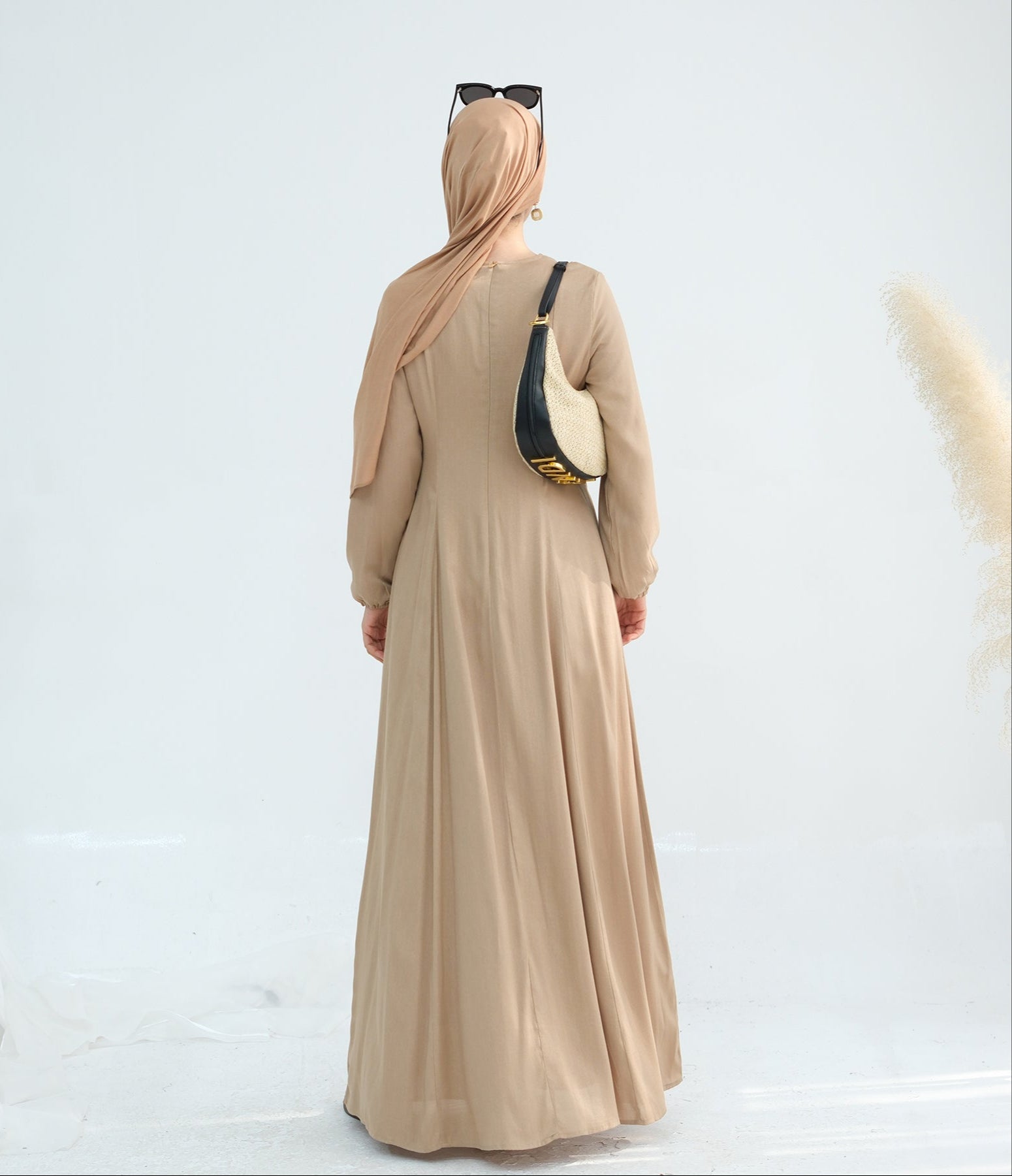 Isabella Maxi Dress in Camel - Elegant Long Flowy Summer Dress for Women, Perfect for Beach Vacations, Weddings & Casual Outings