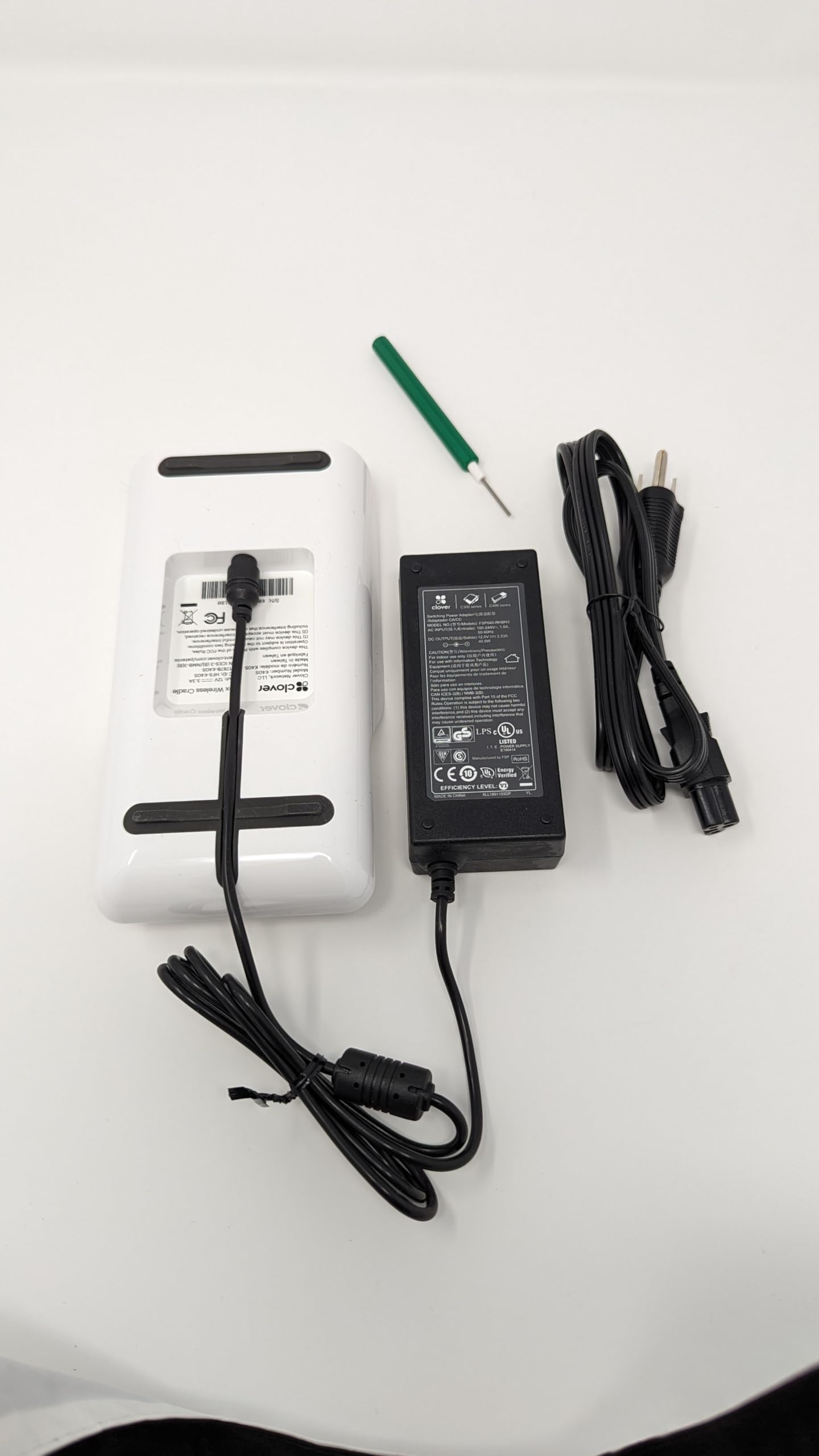 Clover Flex Gen 3 Charging Cradle Kit - Portable Charging Station for Clover POS System | Perfect for Restaurants, Retail Stores & Mobile Businesses