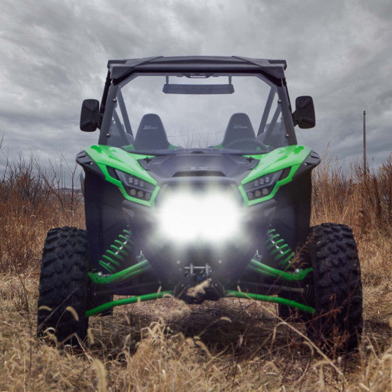 2-Piece 5-Inch 30W LED Flood Beam Off-Road Round Work Light Kit - Perfect for Trucks, ATVs, and Outdoor Work Lighting