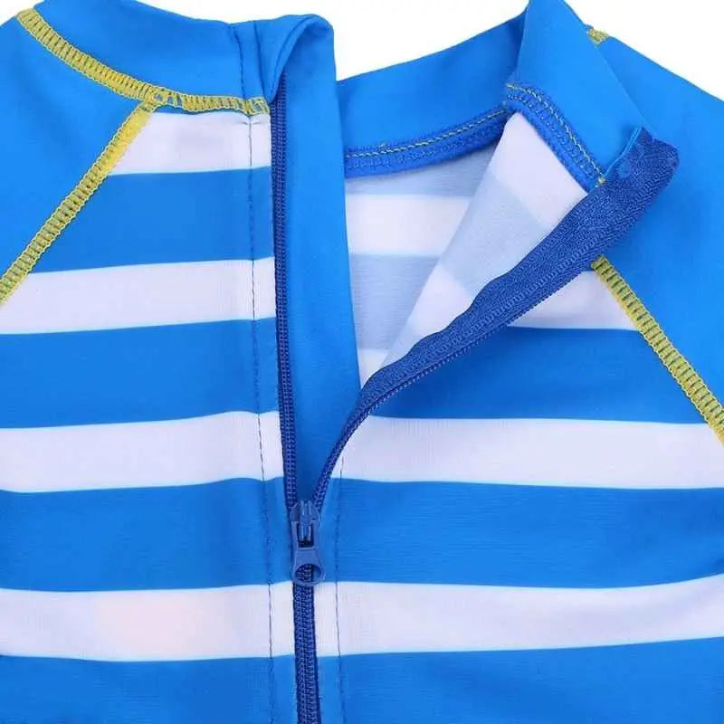 Long Sleeve Cartoon Kids Swimwear - UV Protection One Piece Bathing Suit for Boys & Girls | Perfect for Beach, Pool & Water Play