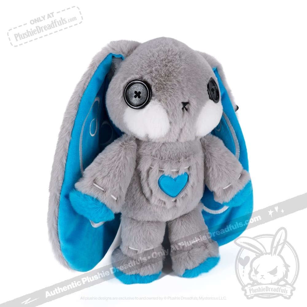 Plushie Dreadfuls Asthma Rabbit V2 - Soft Stuffed Animal Toy for Kids with Asthma Awareness | Cute Comfort Plush for Bedroom Decor, Gift for Children with Breathing Conditions