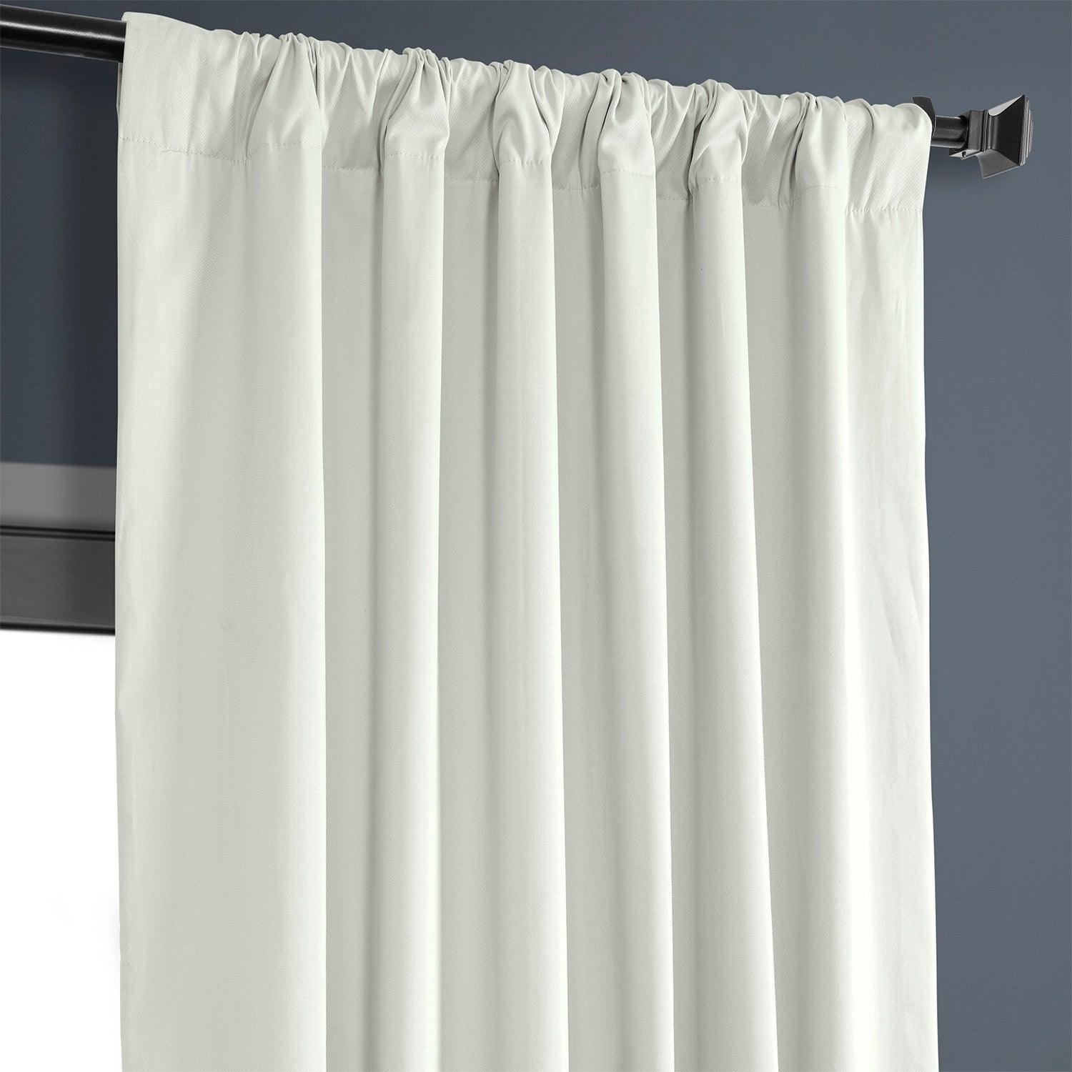 Premium Blackout Curtains for Hotels & Home - 100% Cotton Solid Popcorn Textured Window Drapes - Perfect for Bedrooms, Living Rooms & Home Theaters
