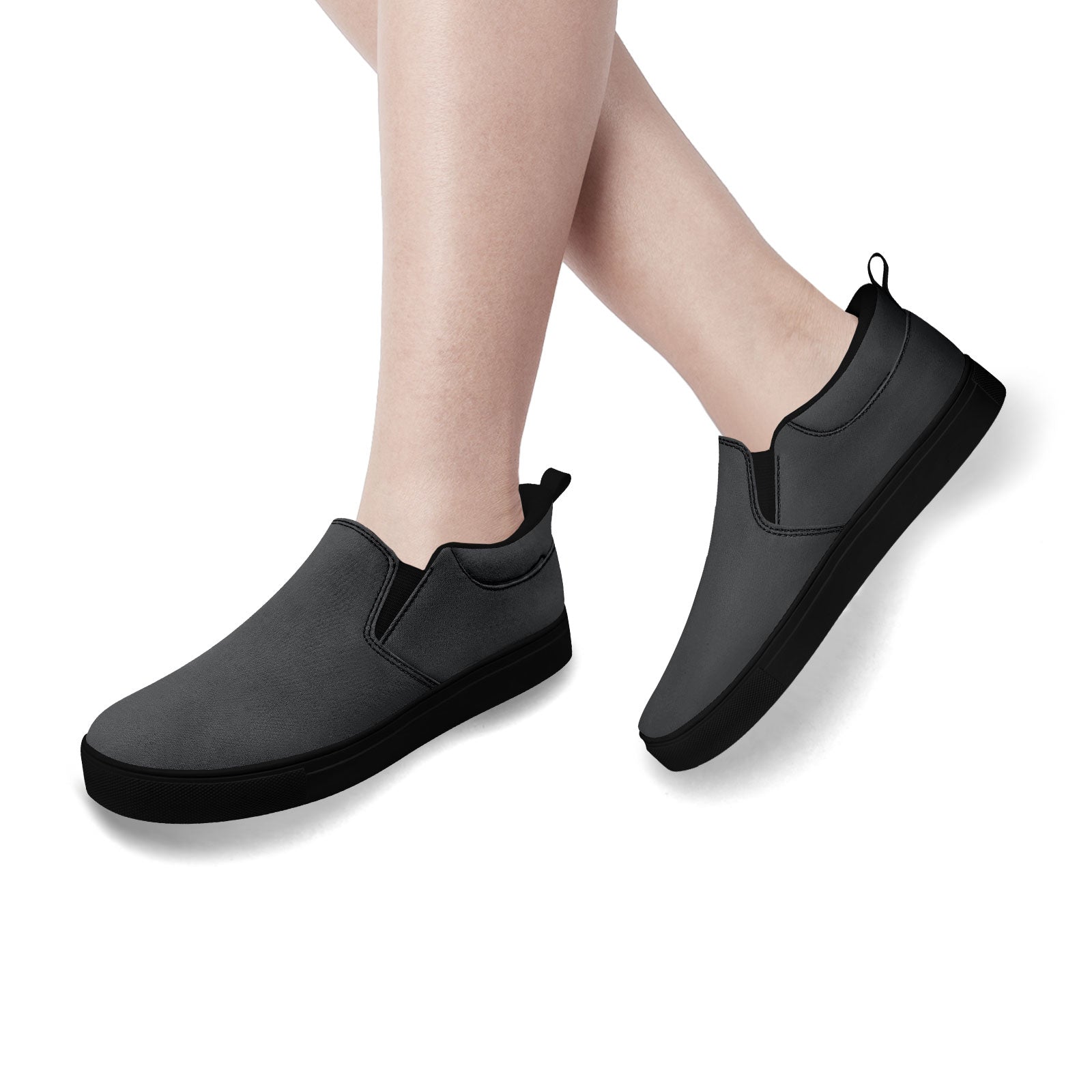 Custom Personalized Canvas Slip-On Sneakers - Handmade & Unique Design (FN071 E028030) - Perfect for Casual Wear, Gifts & Fashion Street Style