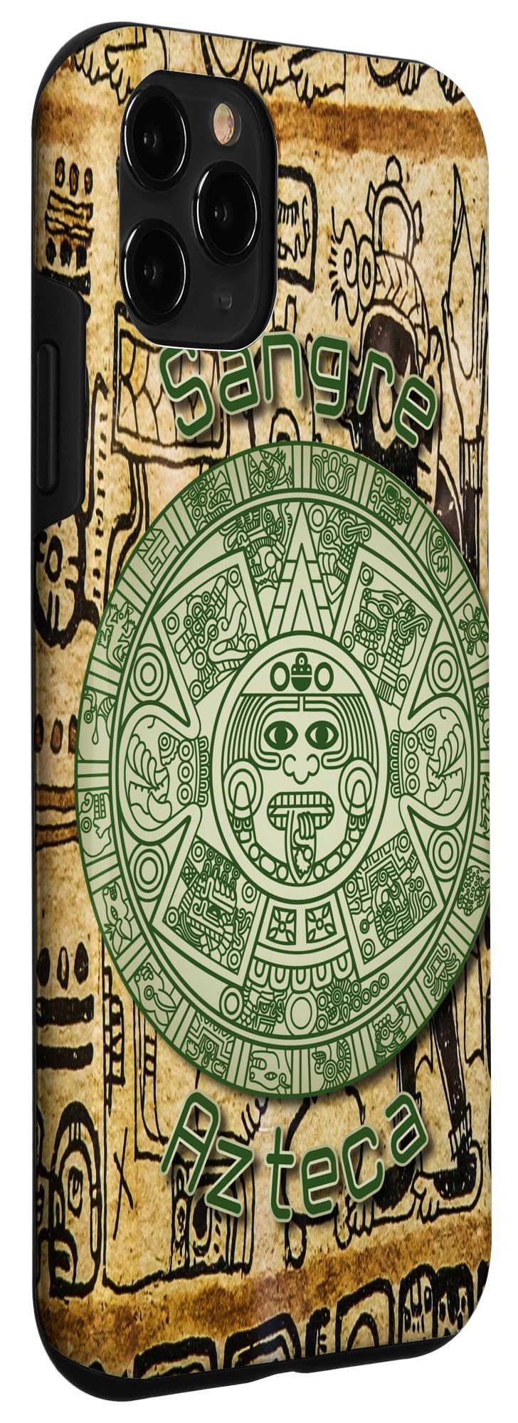 iPhone 11 Pro Case - Aztec Mayan Calendar Design - Premium Protective Phone Cover for iPhone 11 Pro - Perfect for Travel, Cultural Enthusiasts & History Lovers