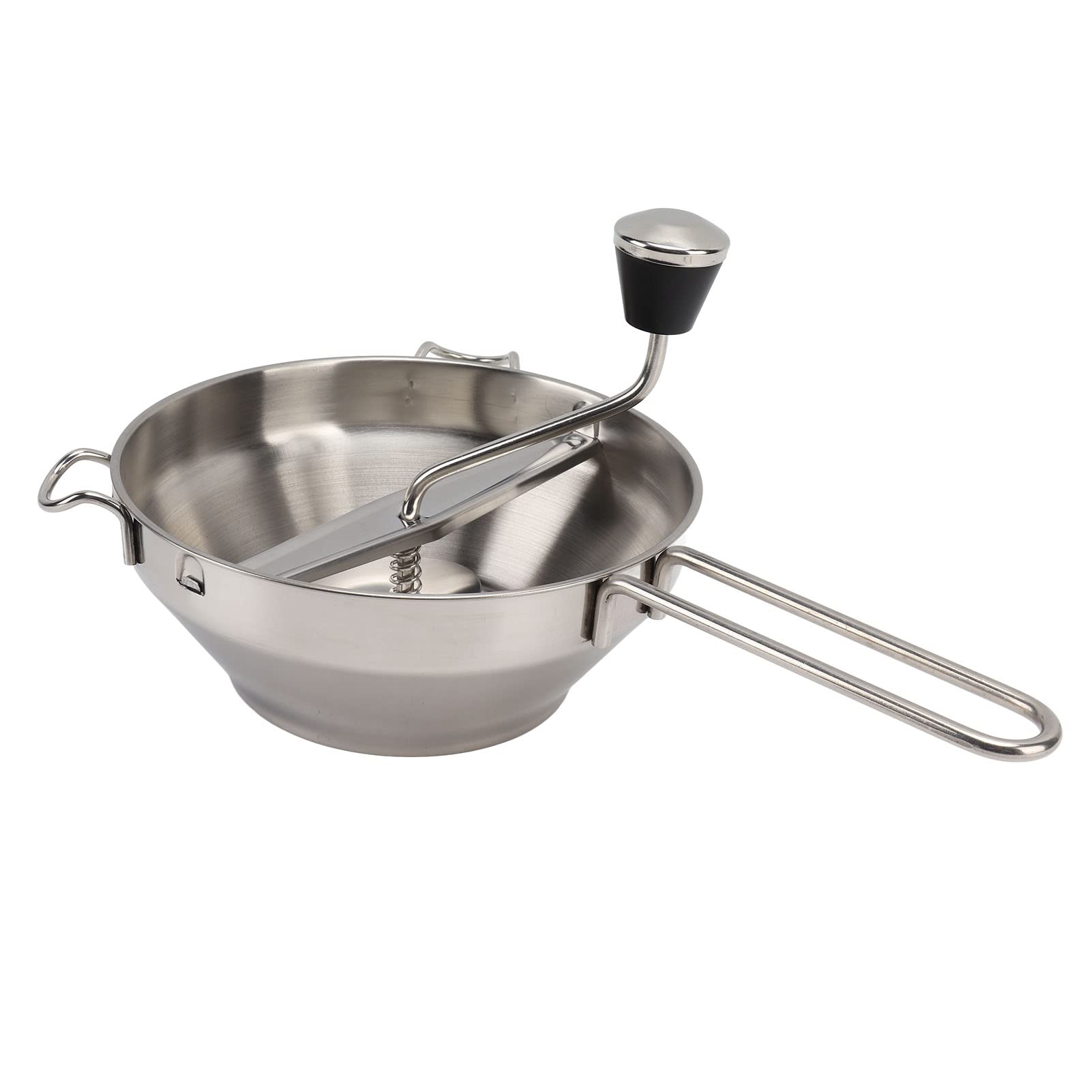 Stainless Steel & Plastic Manual Fruit and Vegetable Mill - Easy to Use for Making Jams, Purees, and Sauces | Perfect for Restaurants, Home Kitchens, and Food Processing