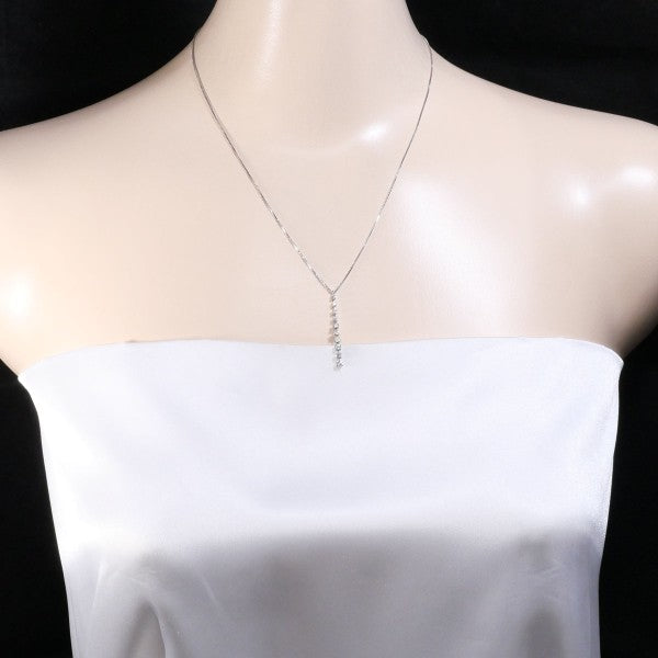 18K White Gold Diamond Pendant Necklace for Women - Elegant Fine Jewelry Gift for Anniversary, Wedding & Special Occasions