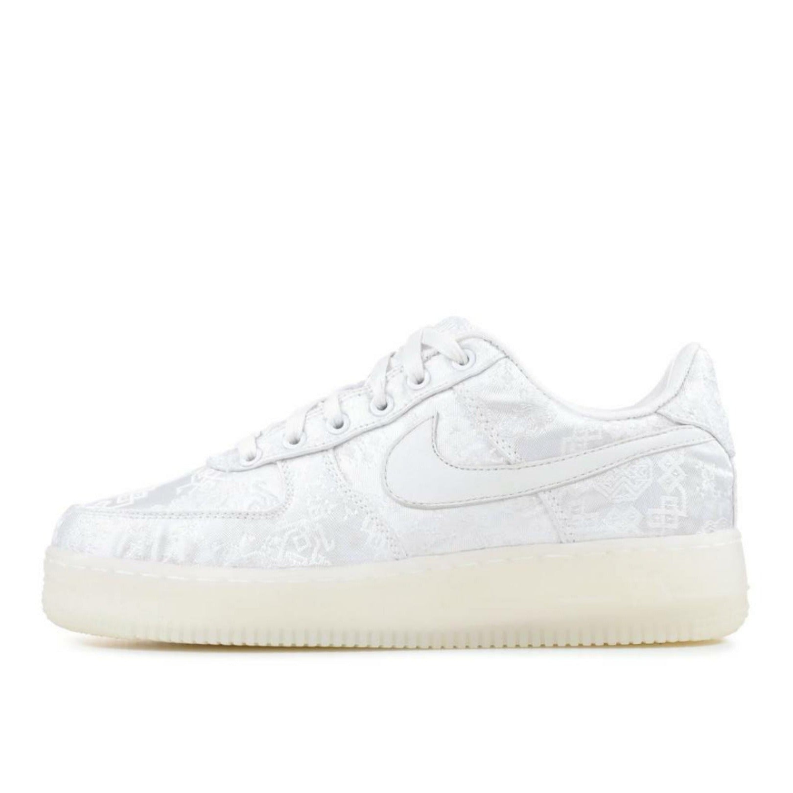 Nike x Clot Air Force 1 Low Silk White 1WORLD 2018 Sneakers - Limited Edition Collaboration Shoes for Men, Streetwear Fashion & Casual Wear