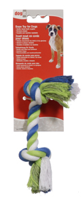 Dogit Durable Rope Toy for Dogs - Interactive Chew Toy for Aggressive Chewers, Teeth Cleaning & Training - Perfect for Fetch, Tug of War & Outdoor Play