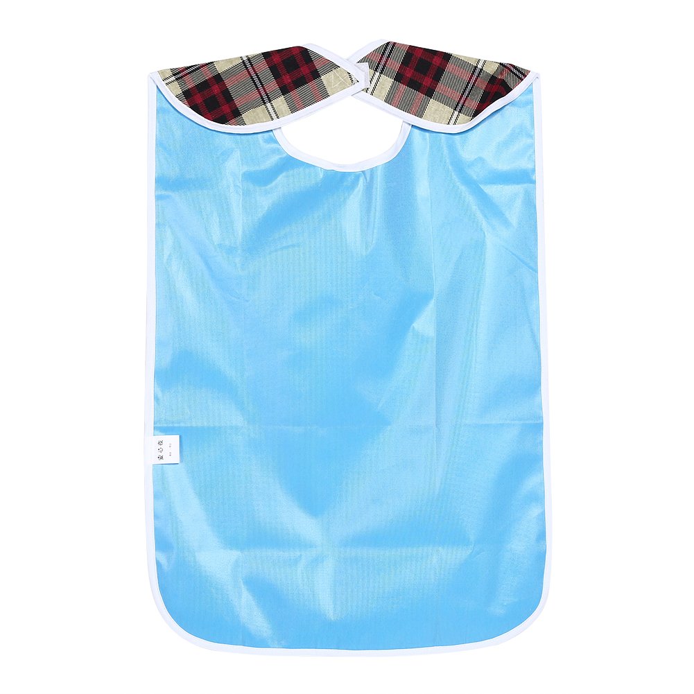 Adult Bib for Mealtime - Durable & Absorbent Elderly Bibs for Dining Comfort - Perfect for Seniors, Disabled & Recovering Patients at Home or Care Facilities