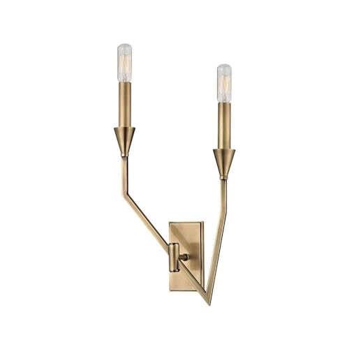 Hudson Valley Lighting 8502L-AGB Archie 2-Light Wall Sconce - 18