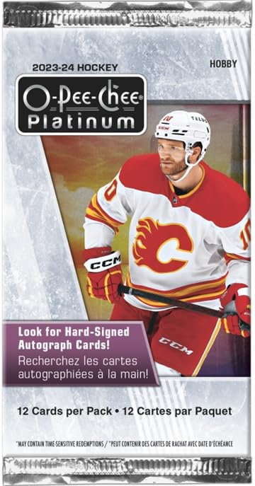 2023-2024 Upper Deck O-Pee-Chee OPC Platinum Hockey Cards Hobby Box - Collectible Trading Cards for NHL Fans & Sports Memorabilia Enthusiasts