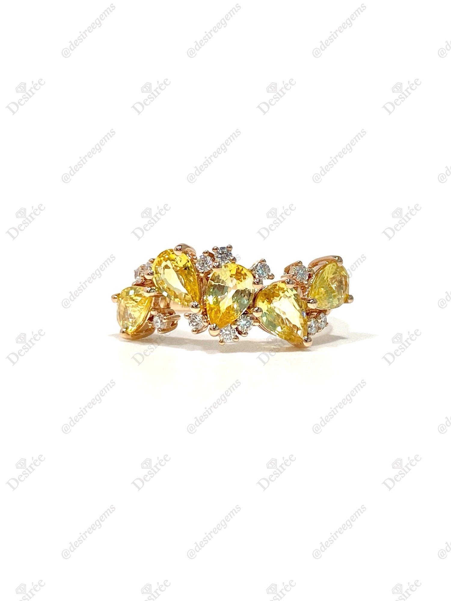 Natural Yellow Sapphire 2.17 Carat Gold Ring for Women - Elegant Birthstone Jewelry Gift for Anniversary, Engagement & Special Occasions