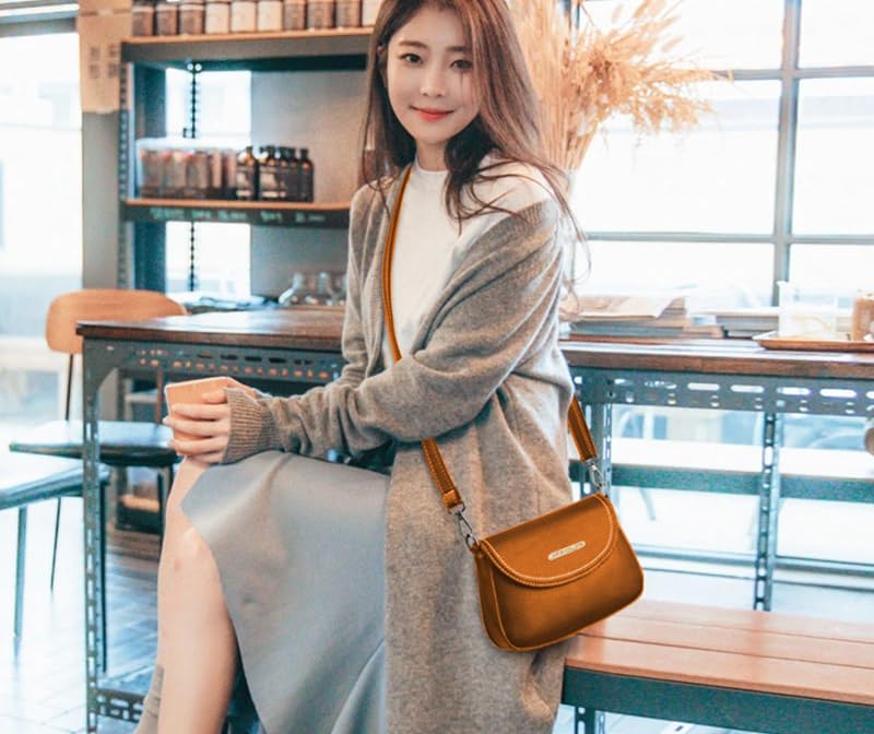 ASTIR COLLEEN Women's & Girls' Crossbody Sling Bag with Stitch Design - Fashion Shoulder Purse for Daily Use, Travel & Shopping