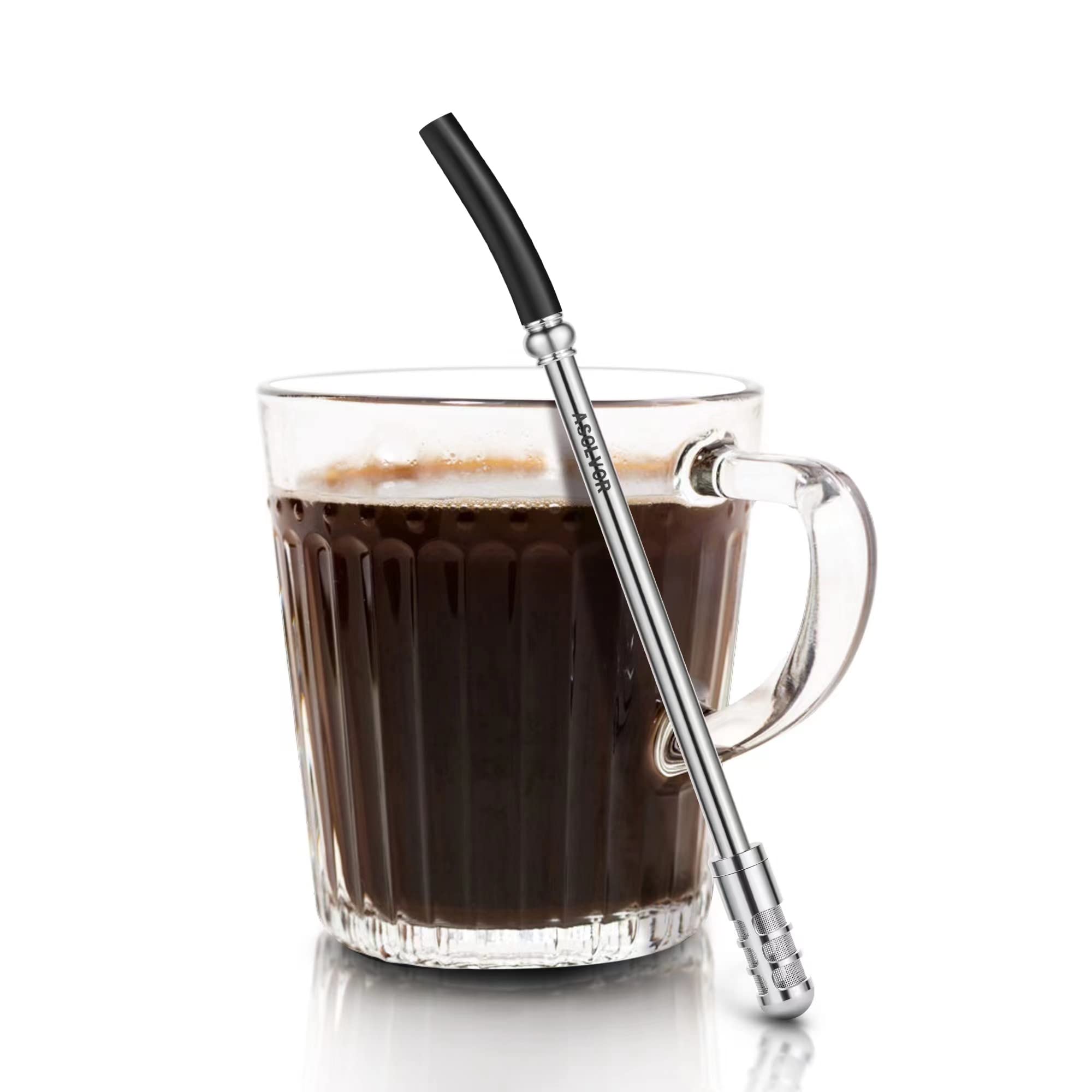 Eco-Friendly Reusable Stainless Steel Straws - 7.6