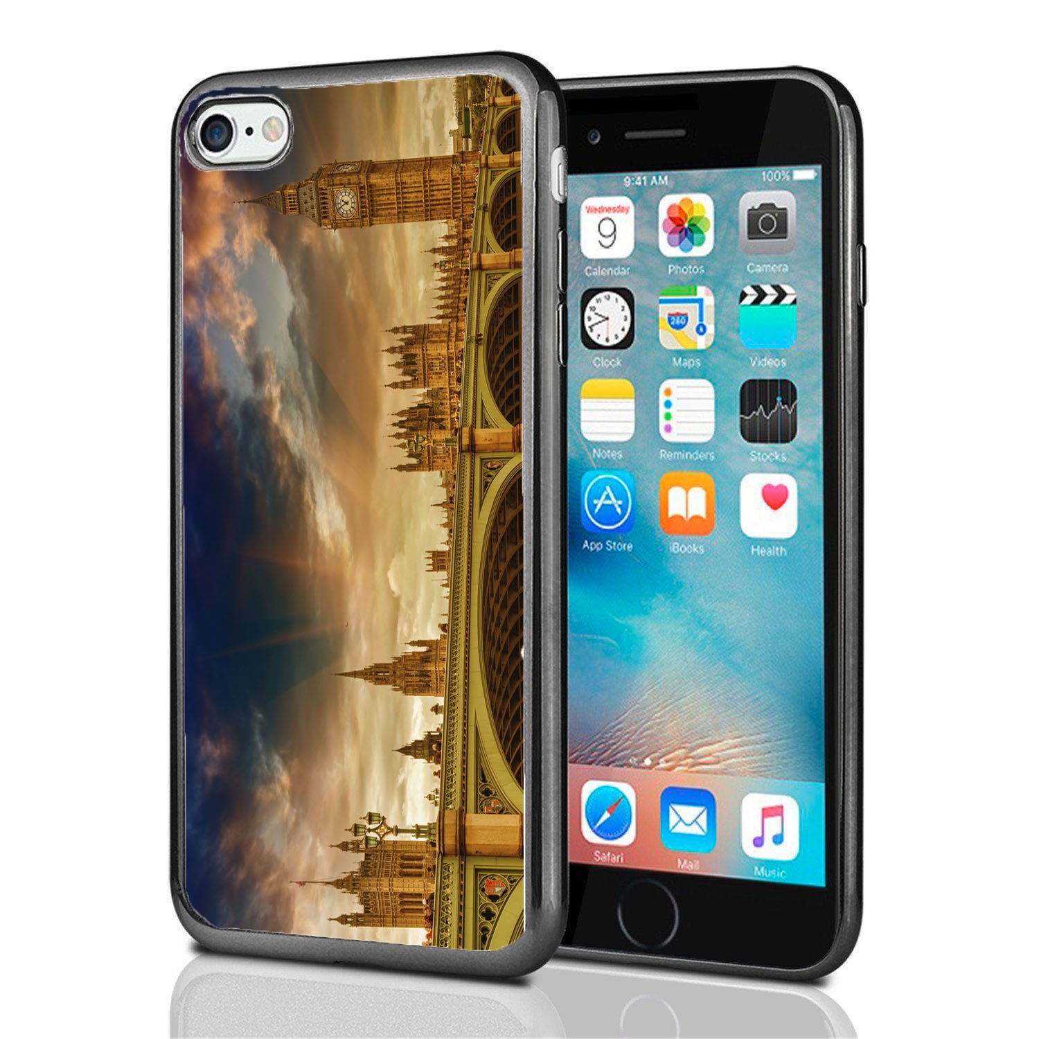 London Night Big Ben iPhone 7/8 Case - Premium Protective Cover with Artistic Design - Perfect for Travel Enthusiasts & UK Souvenir Lovers