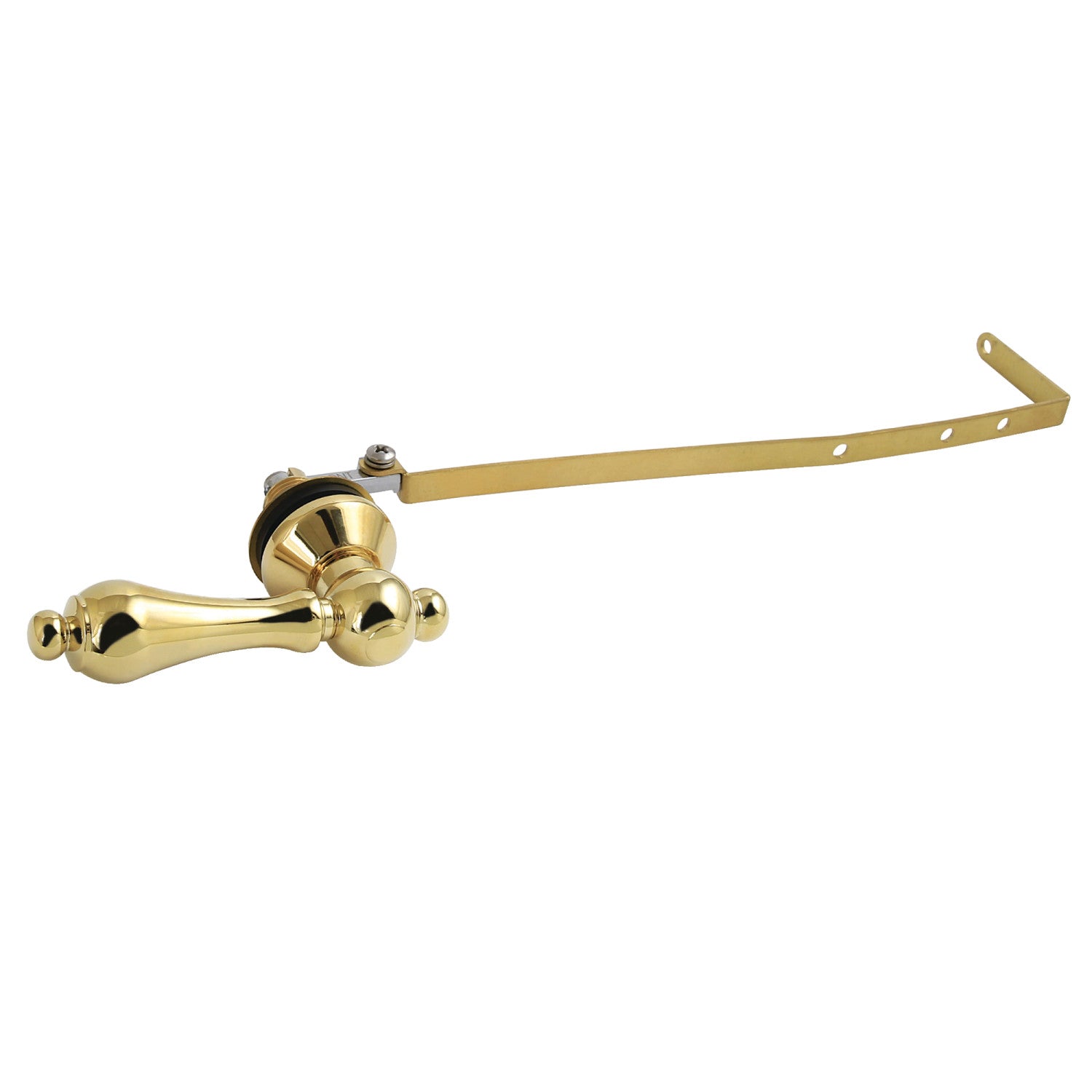 Universal Toilet Tank Lever - Front or Side Mount - Polished Brass - KTALD32 - Perfect for Bathroom Renovation & DIY Plumbing Projects
