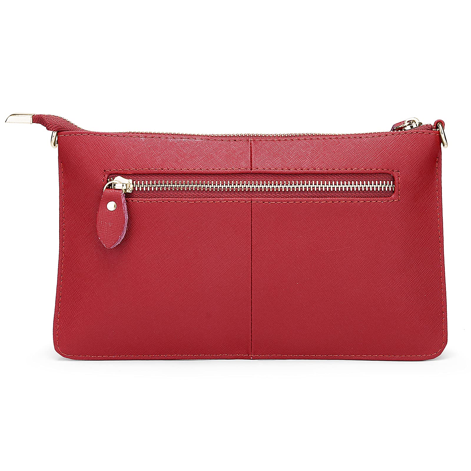 YALUXE Genuine Leather Wristlet Handbag for Women - Slim Crossbody Phone Clutch Purse with Card Slots & RFID Protection | Perfect for Everyday Use, Travel, and Night Out