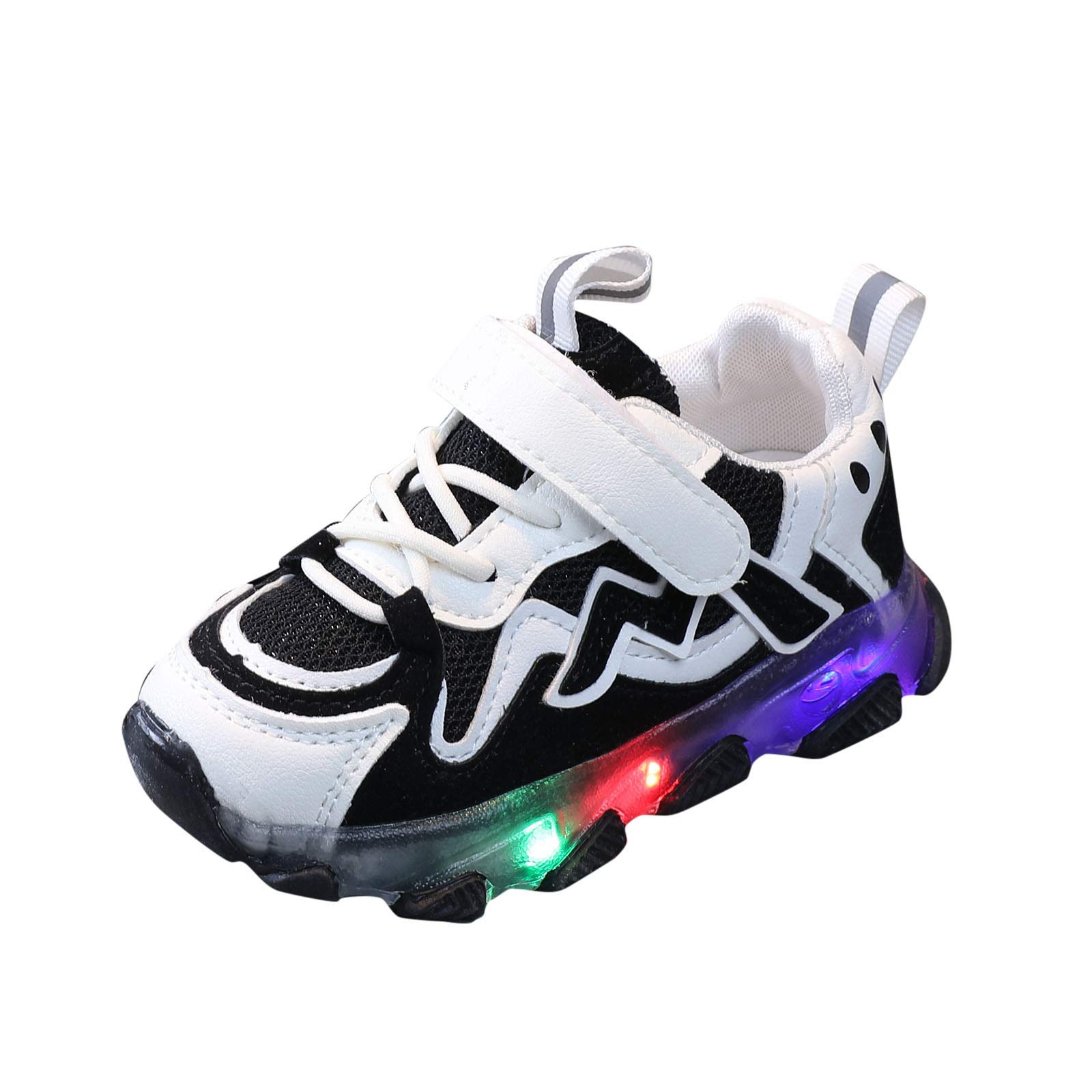 Gaoqi LED Light Up Sneakers for Toddler Girls - Breathable Mesh Running Shoes with Luminous Soles | Perfect for Playtime, Sports & Nighttime Walks