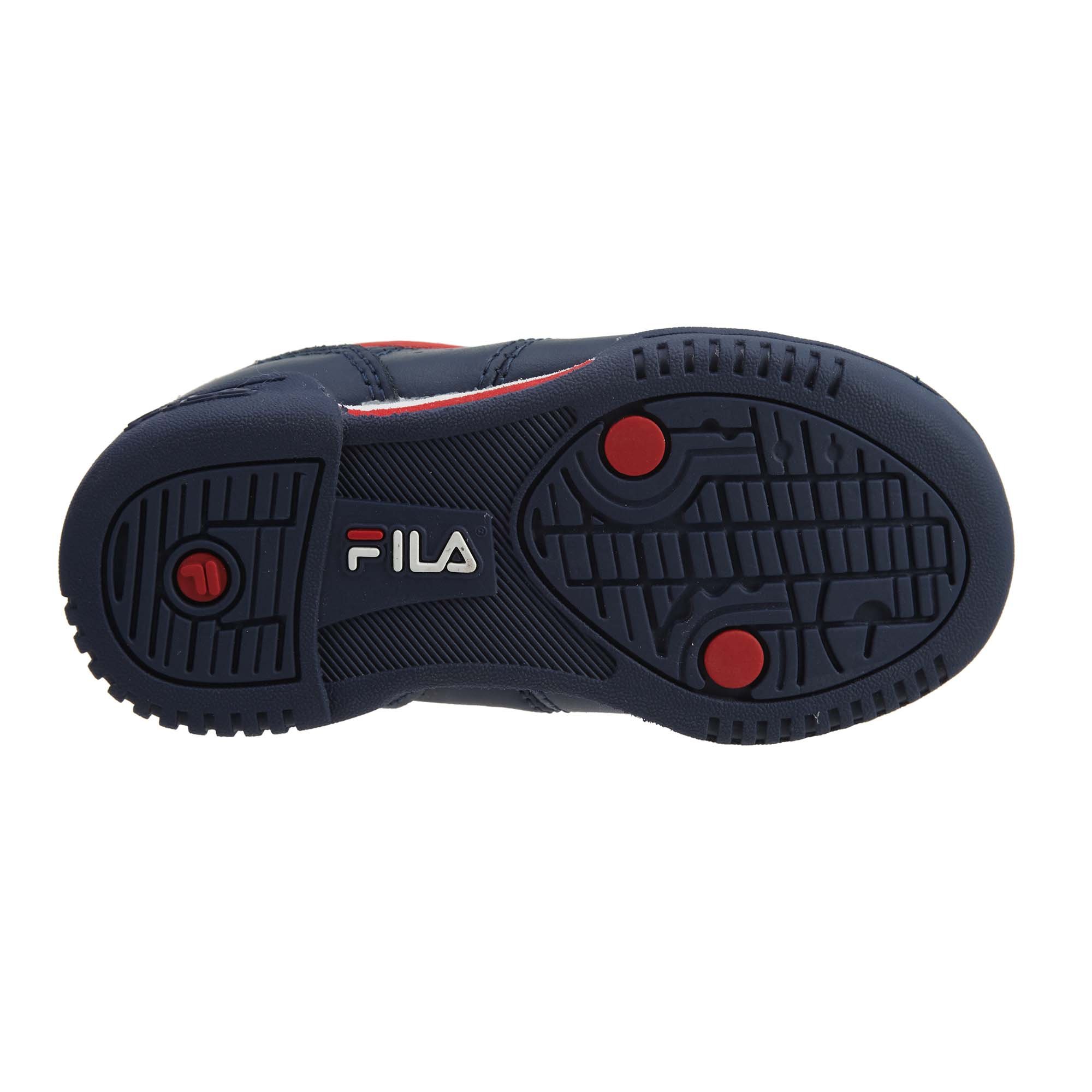 Fila Original Fitness Shoes for Baby - Navy, White, Red | Comfortable & Stylish Sneakers for Toddlers - Perfect for Playtime, Daycare & First Steps