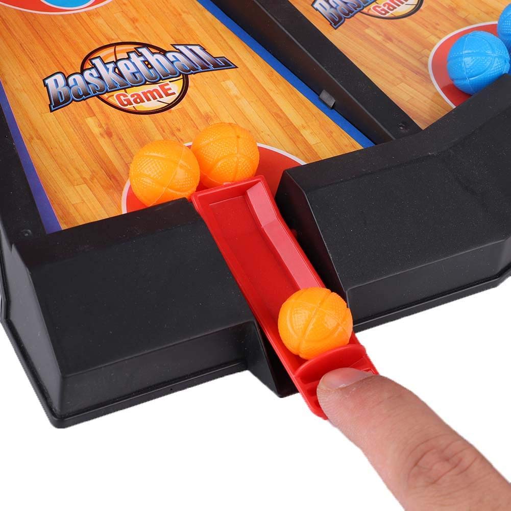 Hztyyier Mini Desktop Basketball Game - Double Hoop Shooting Toy for Kids & Adults | Fun Office & Home Stress Relief Game