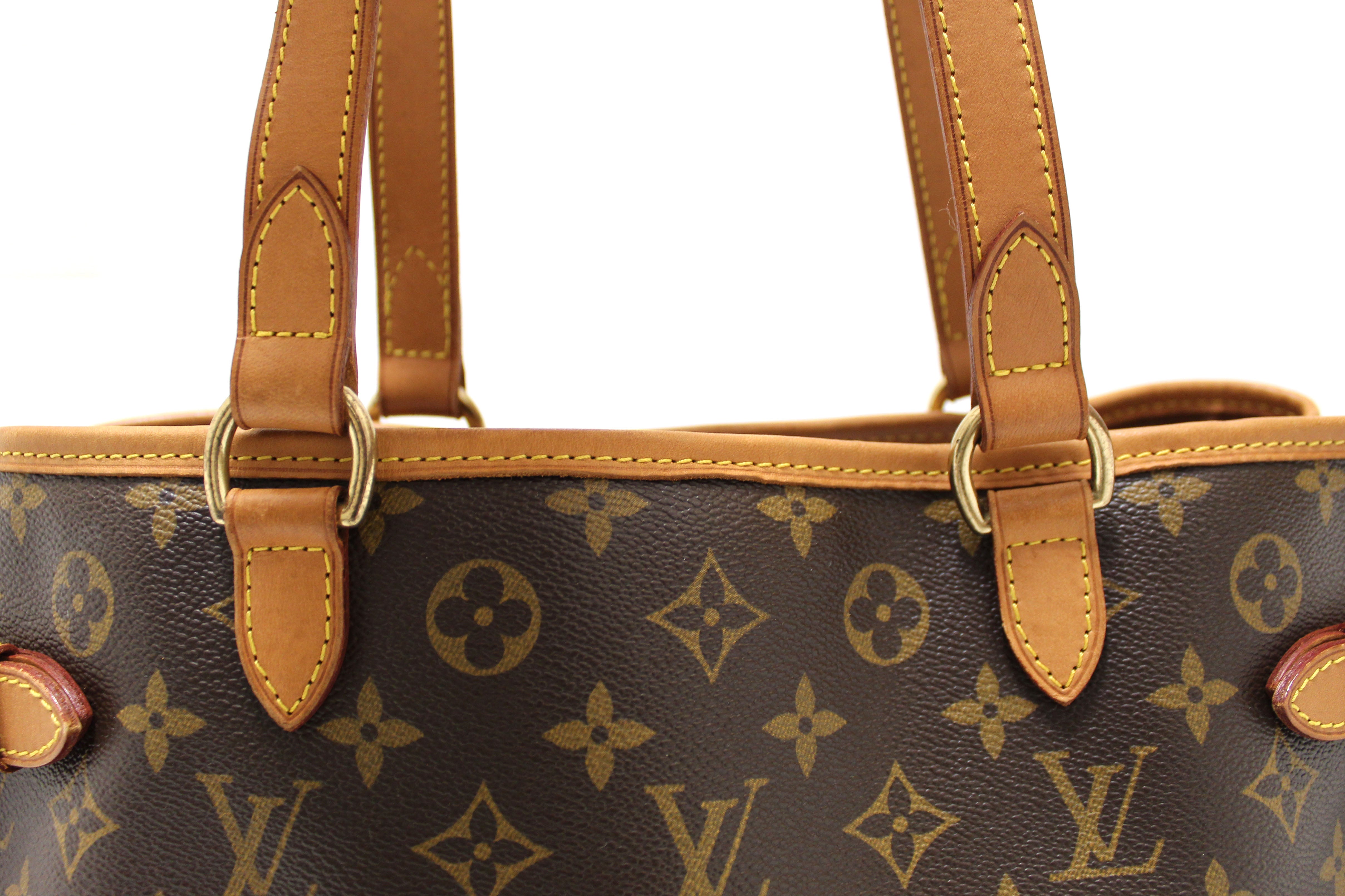 Authentic Louis Vuitton Monogram Batignolles Horizontal Tote Bag - Luxury Designer Shoulder Bag for Women, Perfect for Work, Travel & Everyday Use