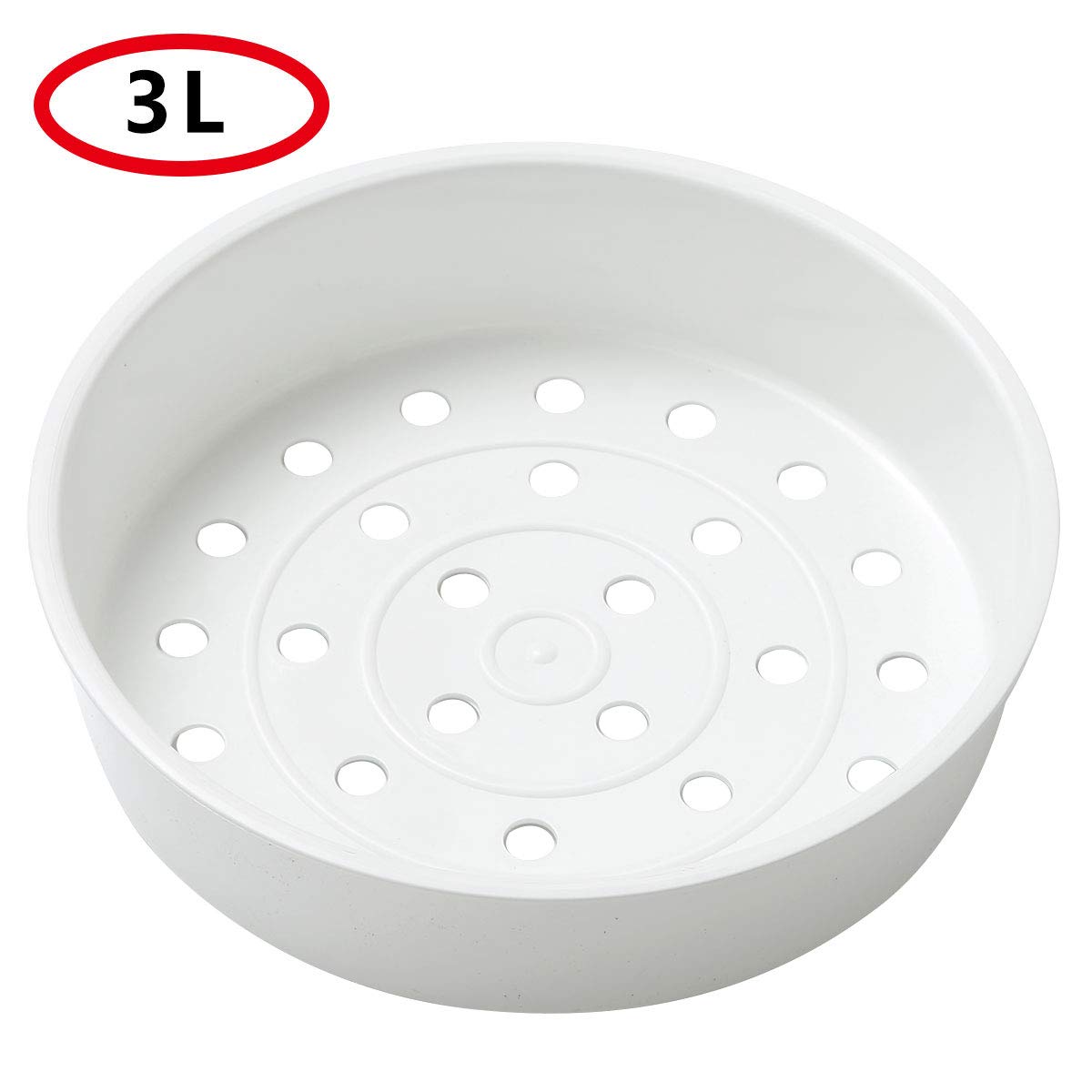 Aislor 3L Silicone Steamer Basket Set for Dim Sum, Dumplings, Bao Buns - Reusable Food Steamer for Rice, Vegetables, Meat & Fish - BPA-Free Kitchen Essential for Asian Cooking & Healthy Meal Prep (Ivory)