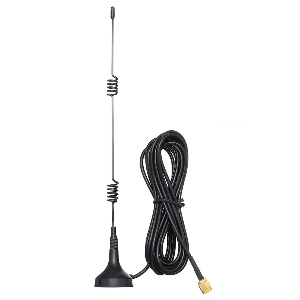 2.4GHz WiFi Antenna with Magnetic Base - 10ft SMA Male Connector, 7dBi High Gain for CCTV, IP & Wireless Security Cameras - HD Video Extension for Home & Office Surveillance