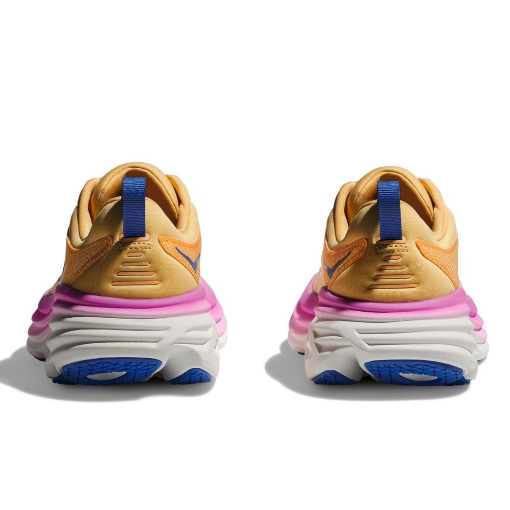 Hoka Women's Bondi 8 Running Shoes - Lightweight Cushioned Sneakers for Road Running, Walking & Gym Workouts | Perfect for Marathon Training, Jogging & Everyday Comfort