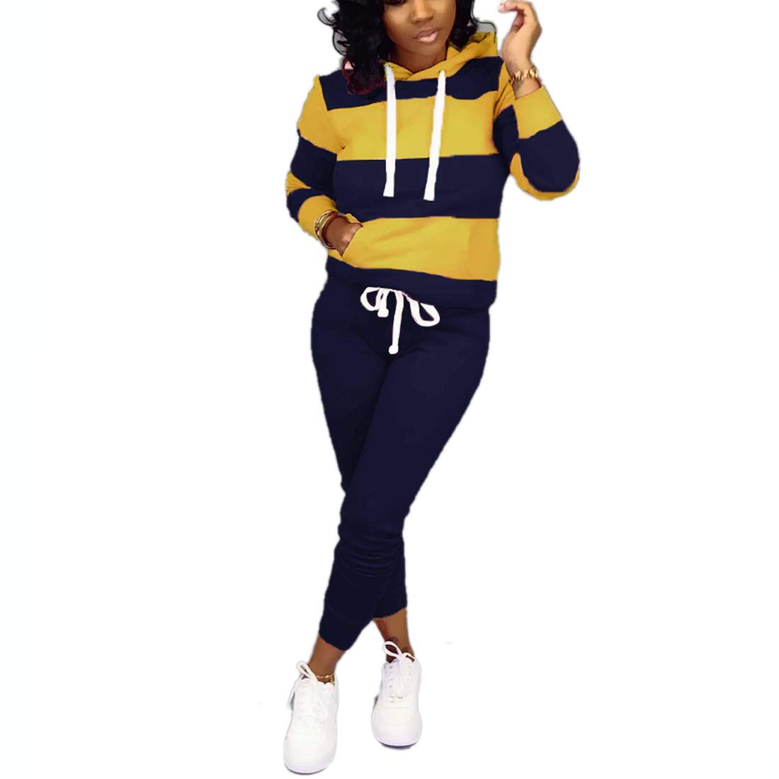 Stylish Nimsruc Two Piece Outfits for Women - Comfortable Jogging Suits & Casual Lounge Wear | Perfect for Gym, Running, Yoga & Everyday Wear