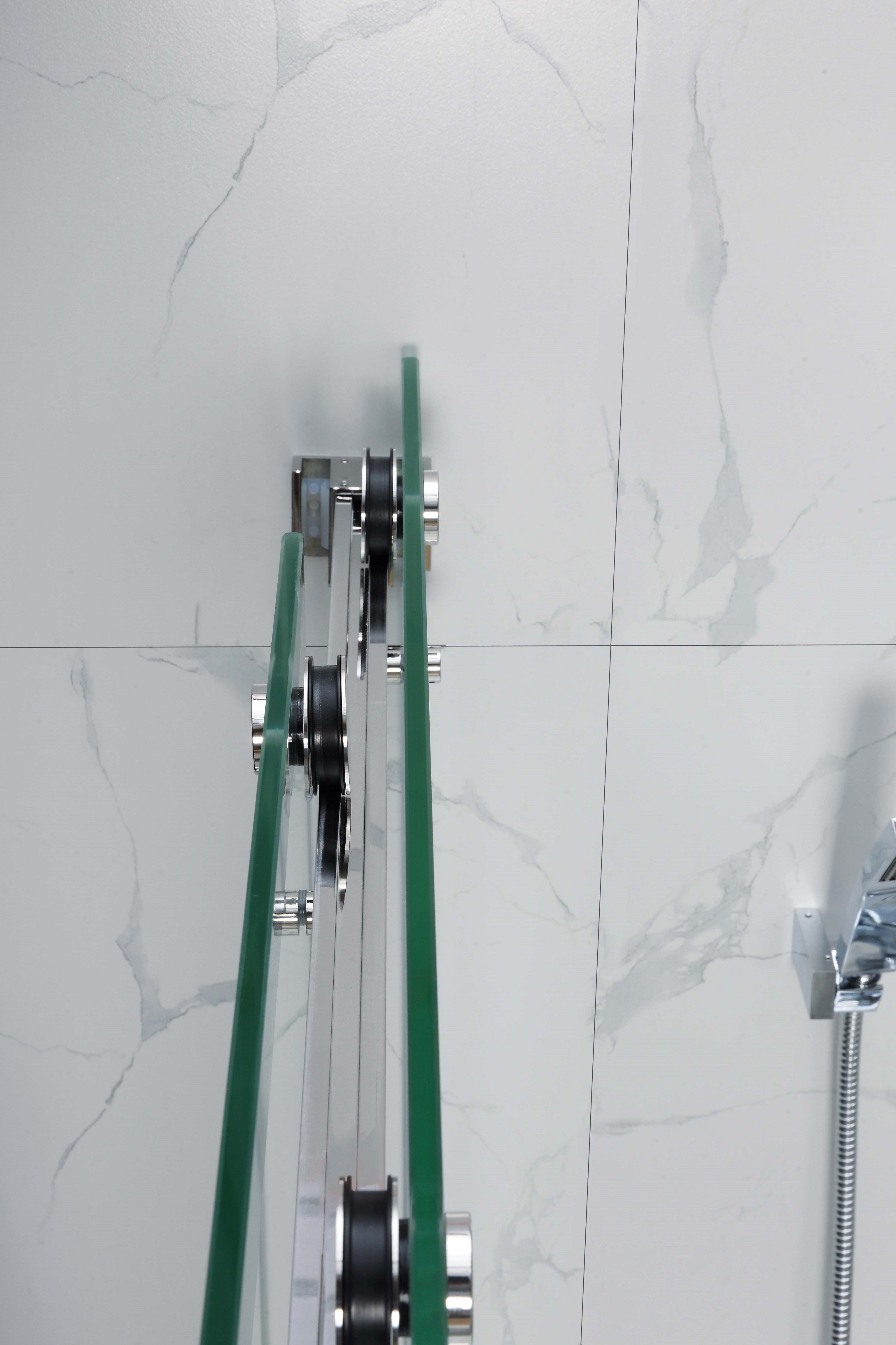 DS01 Frameless Double Sliding Glass Door - 50